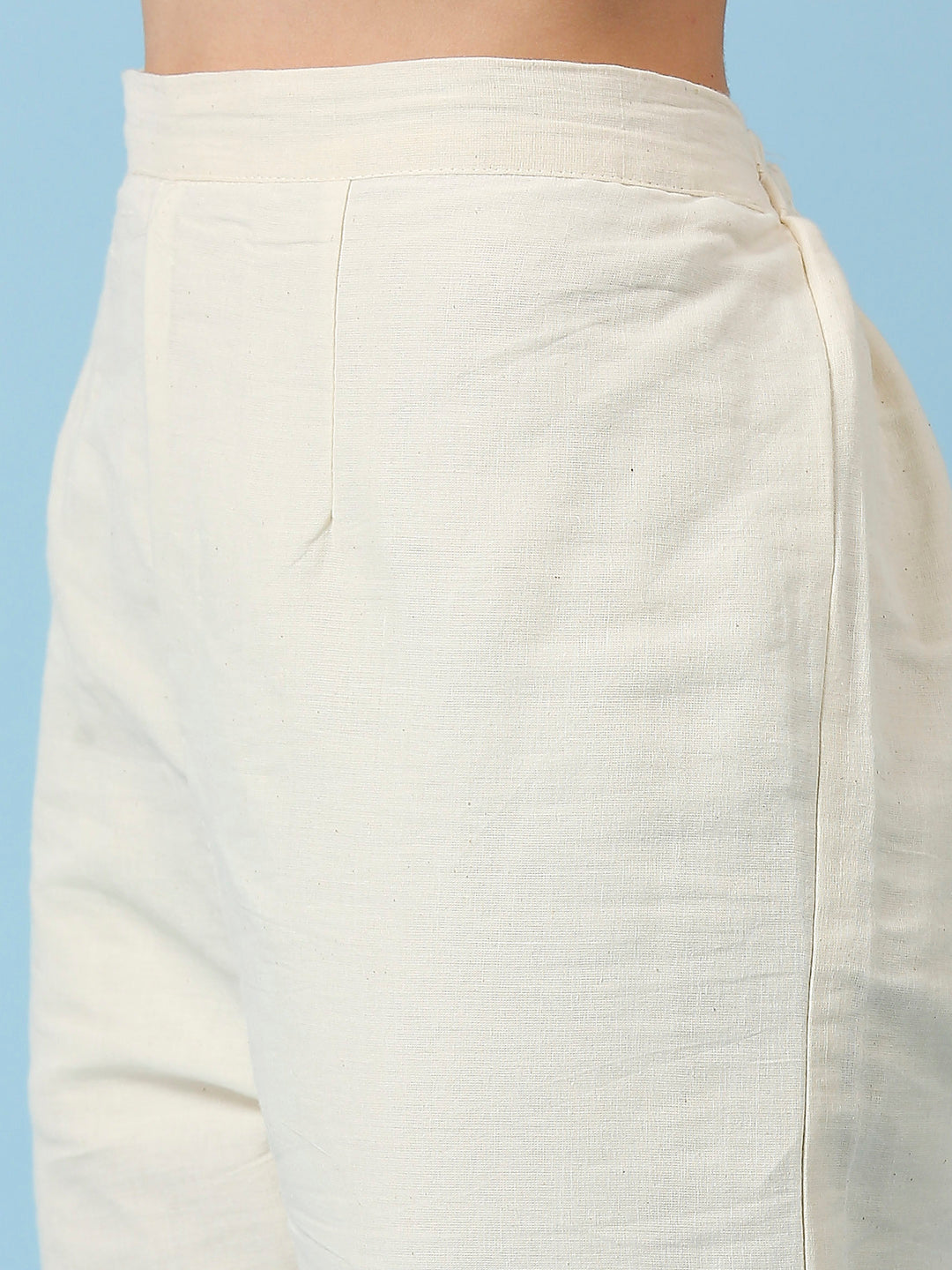 Embroidered Khadi Cotton Summer Top