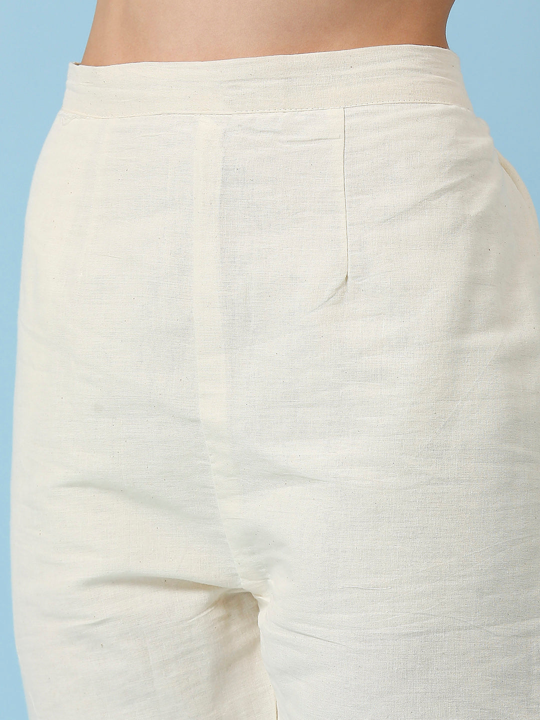 Embroidered Khadi Cotton Summer Top