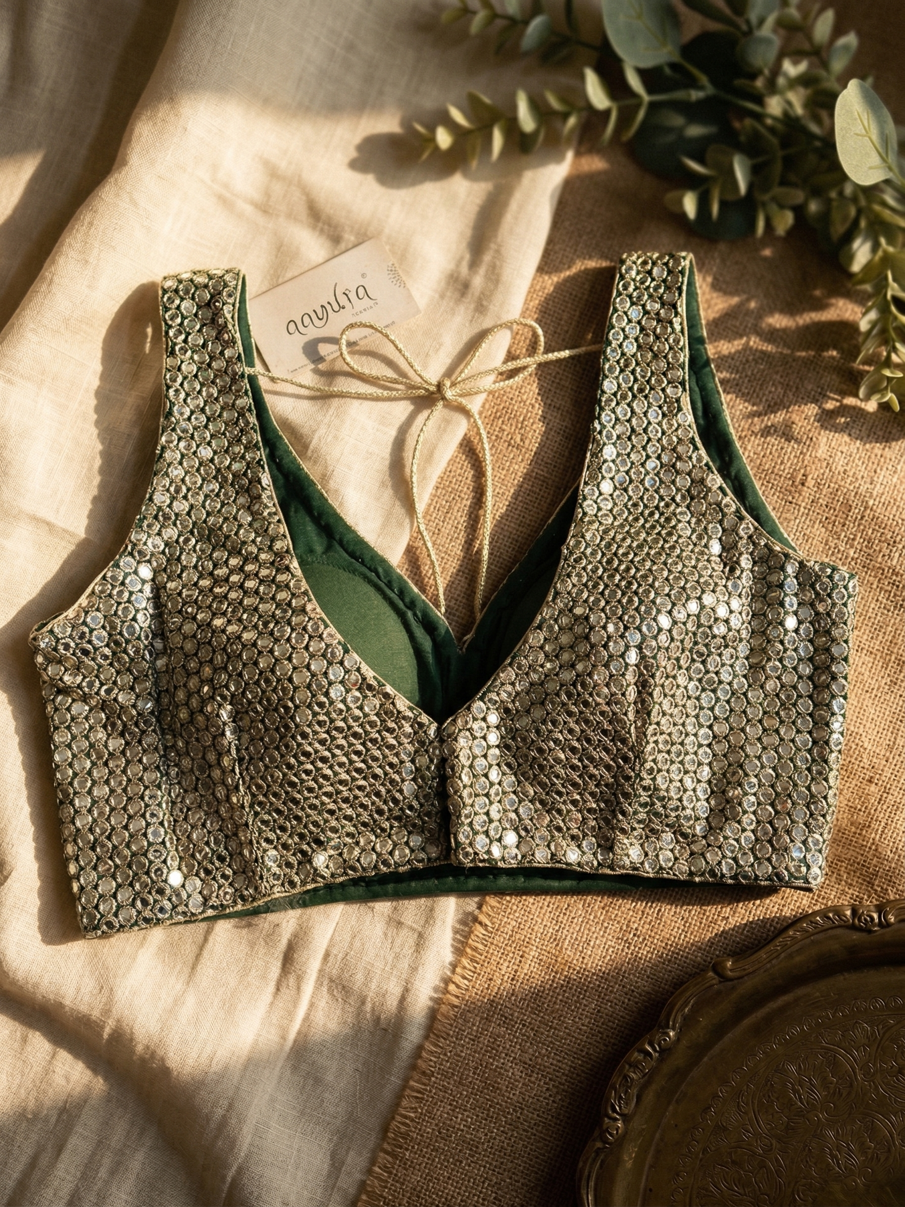 Aabha Mirror Glow Blouse