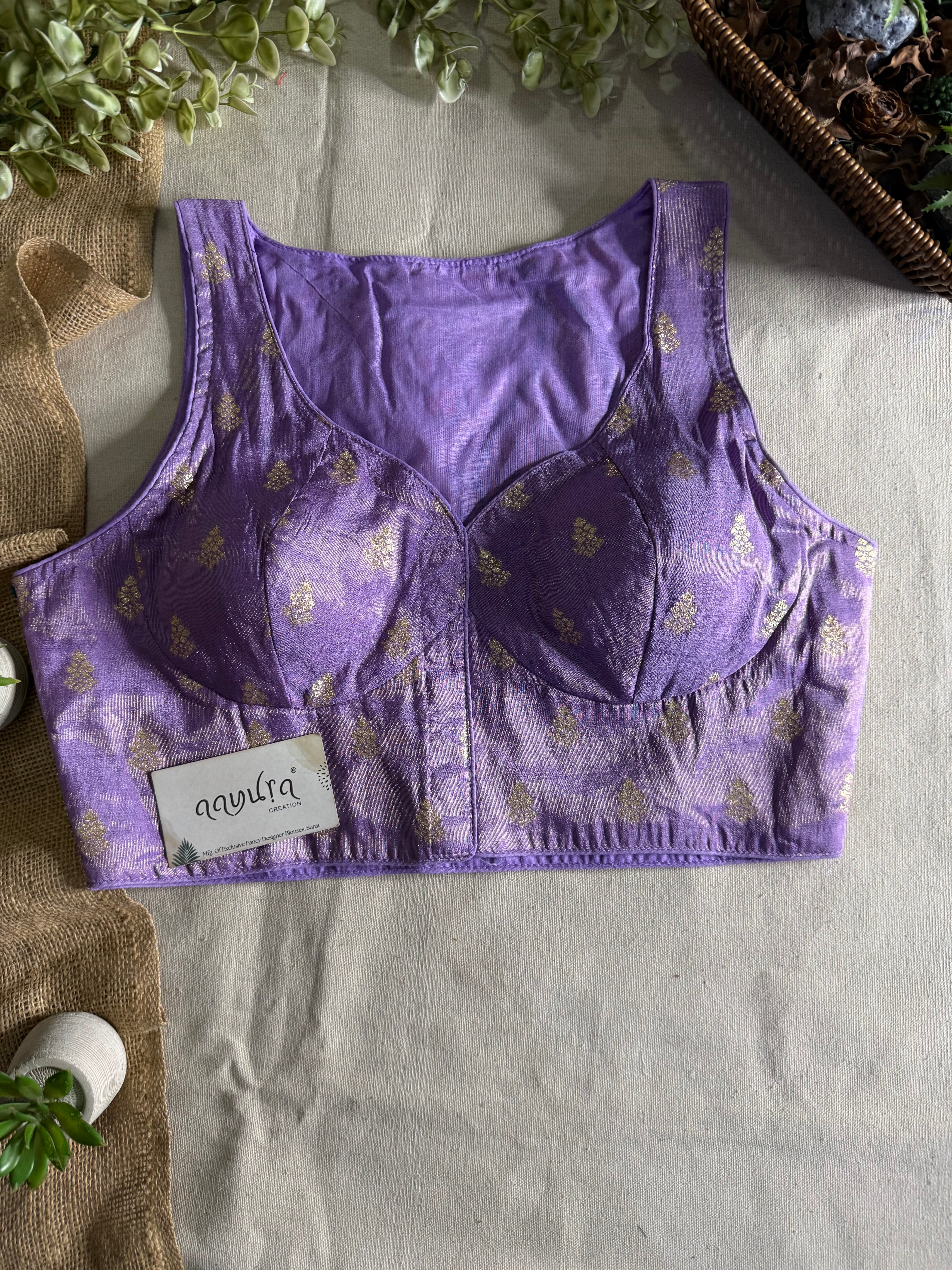 Heritage Banarasi Silk Multi-Thread Work Blouse