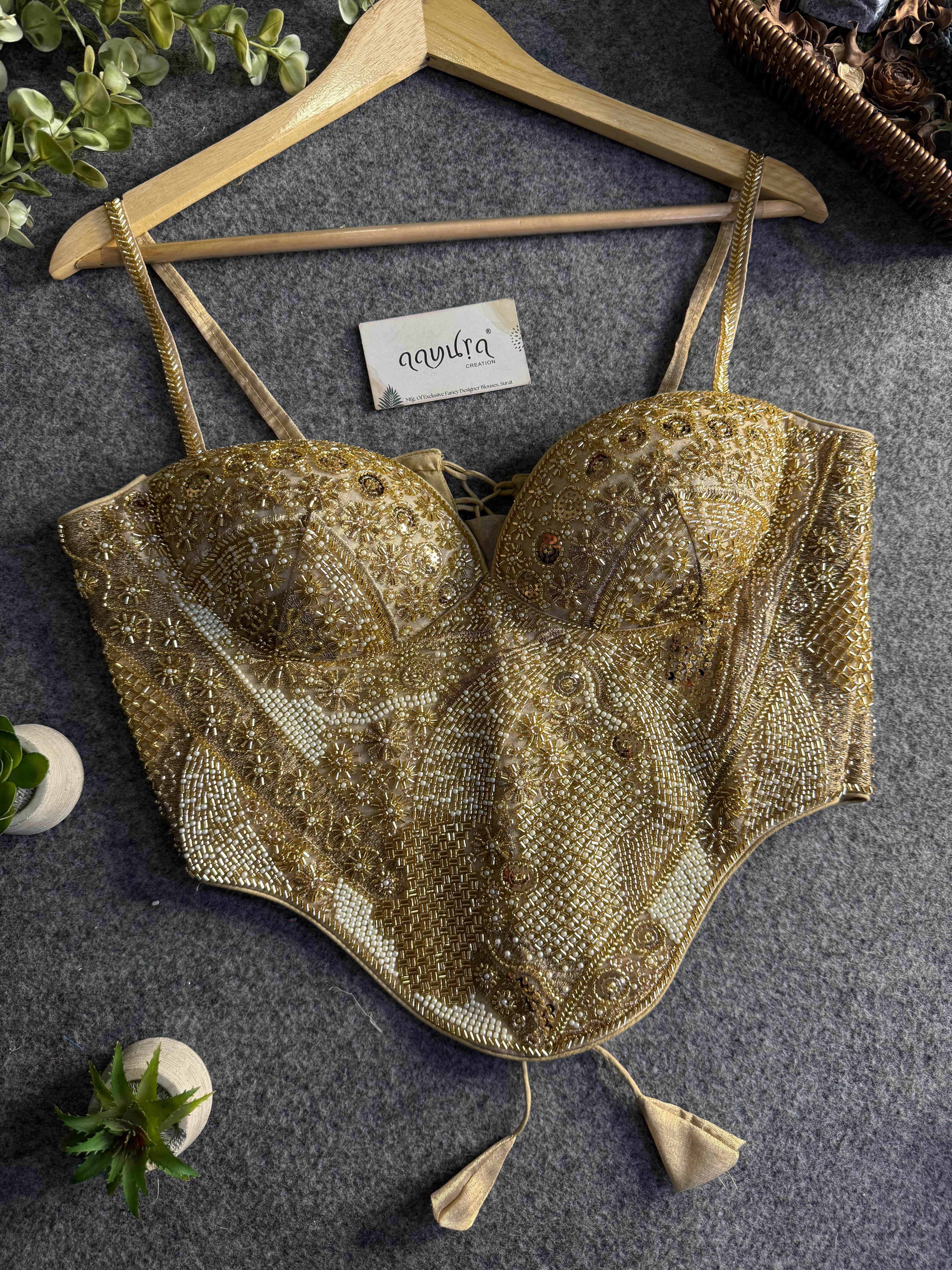 Luxe Silk Handcrafted Co-ord Blouse