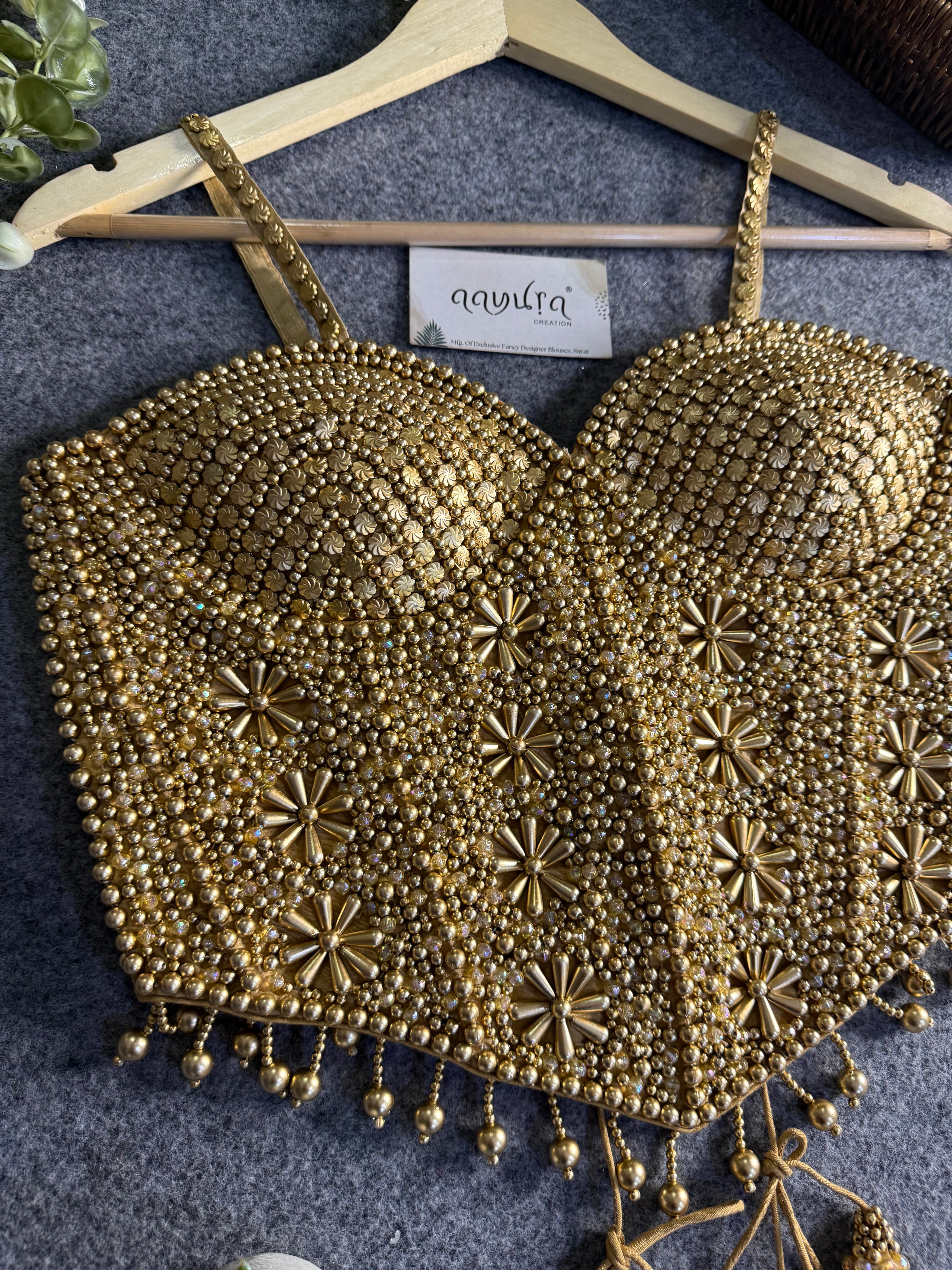 CHIKU GOLD CHITRA CO-ORD SET