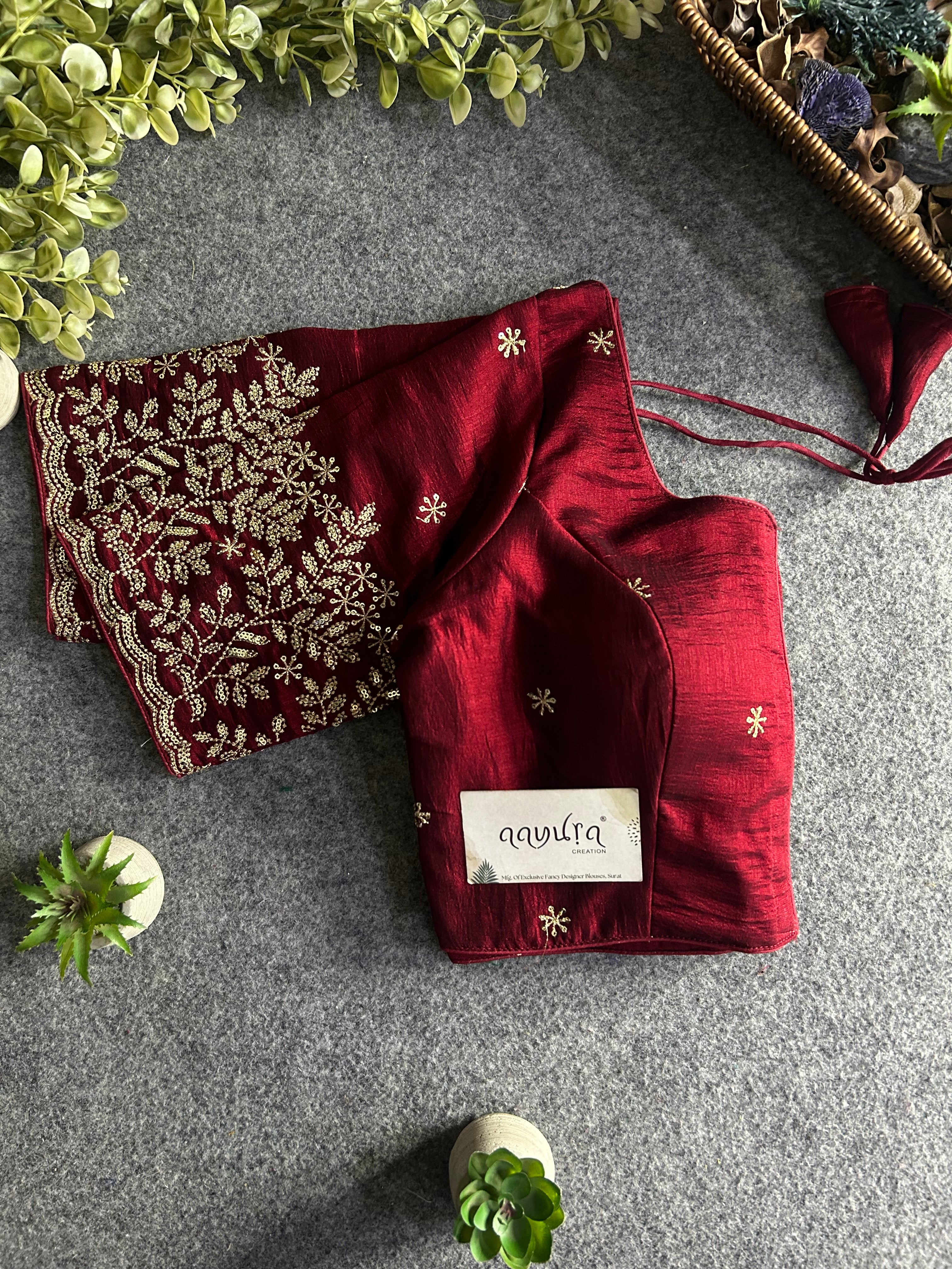 Rajsi Vichitra Zari Work Blouse