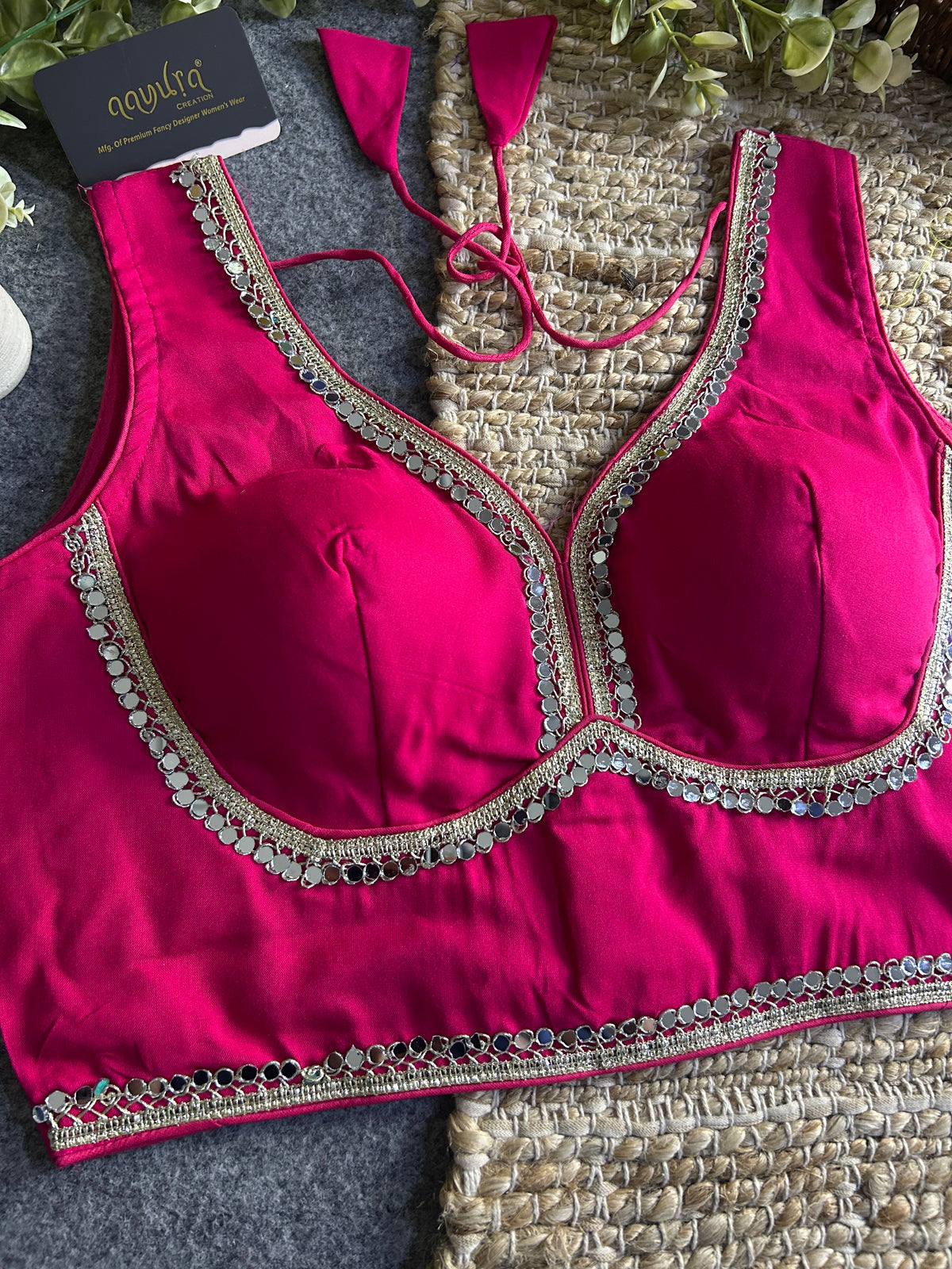 Aaradhya Mirror Border Blouse