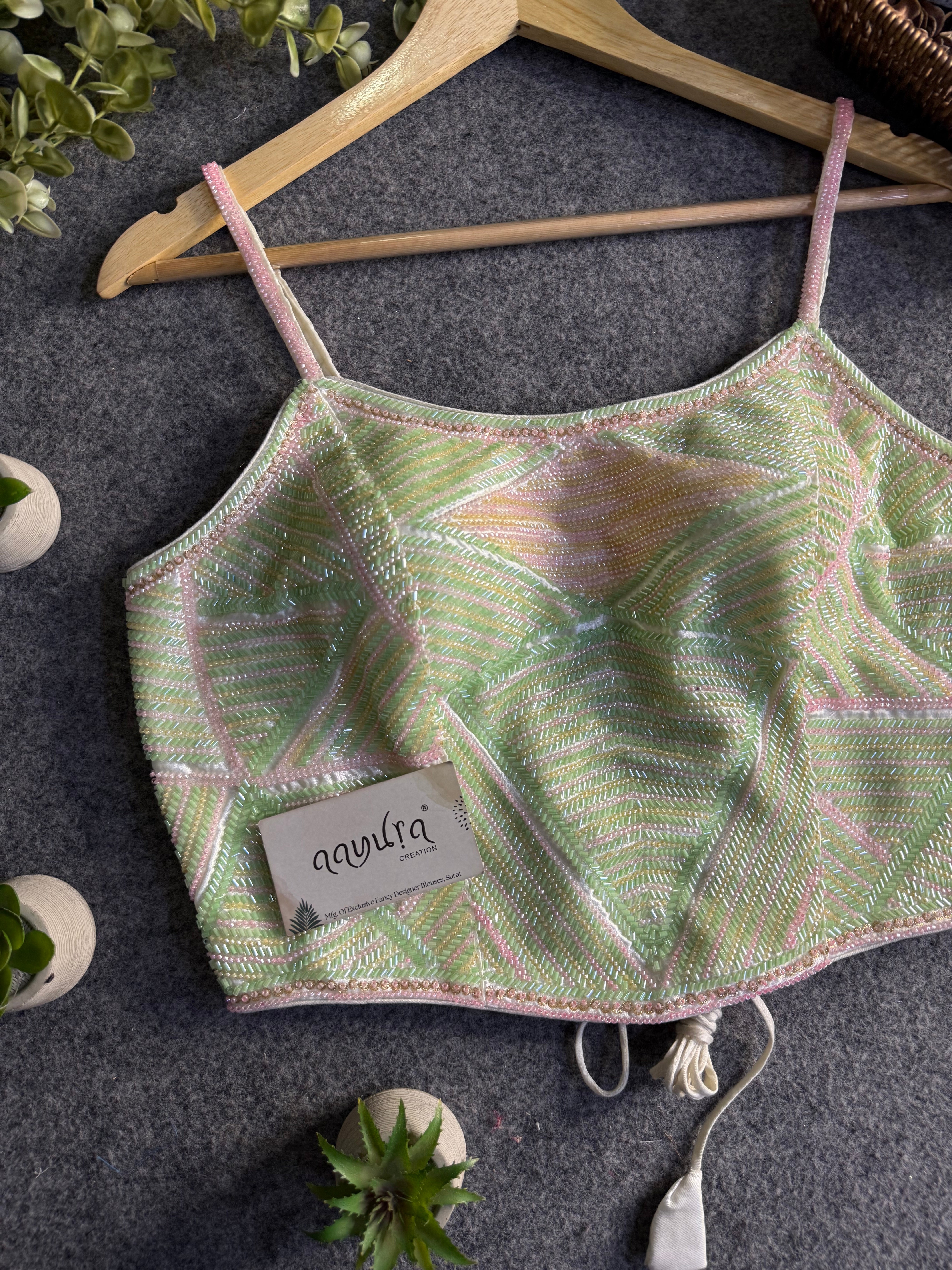 Meherika Handcrafted Silk Blouse