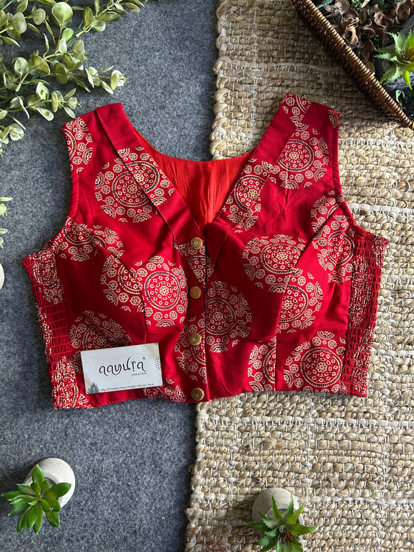 SOFT STRETCH PREMIUM COTTON BLOUSE