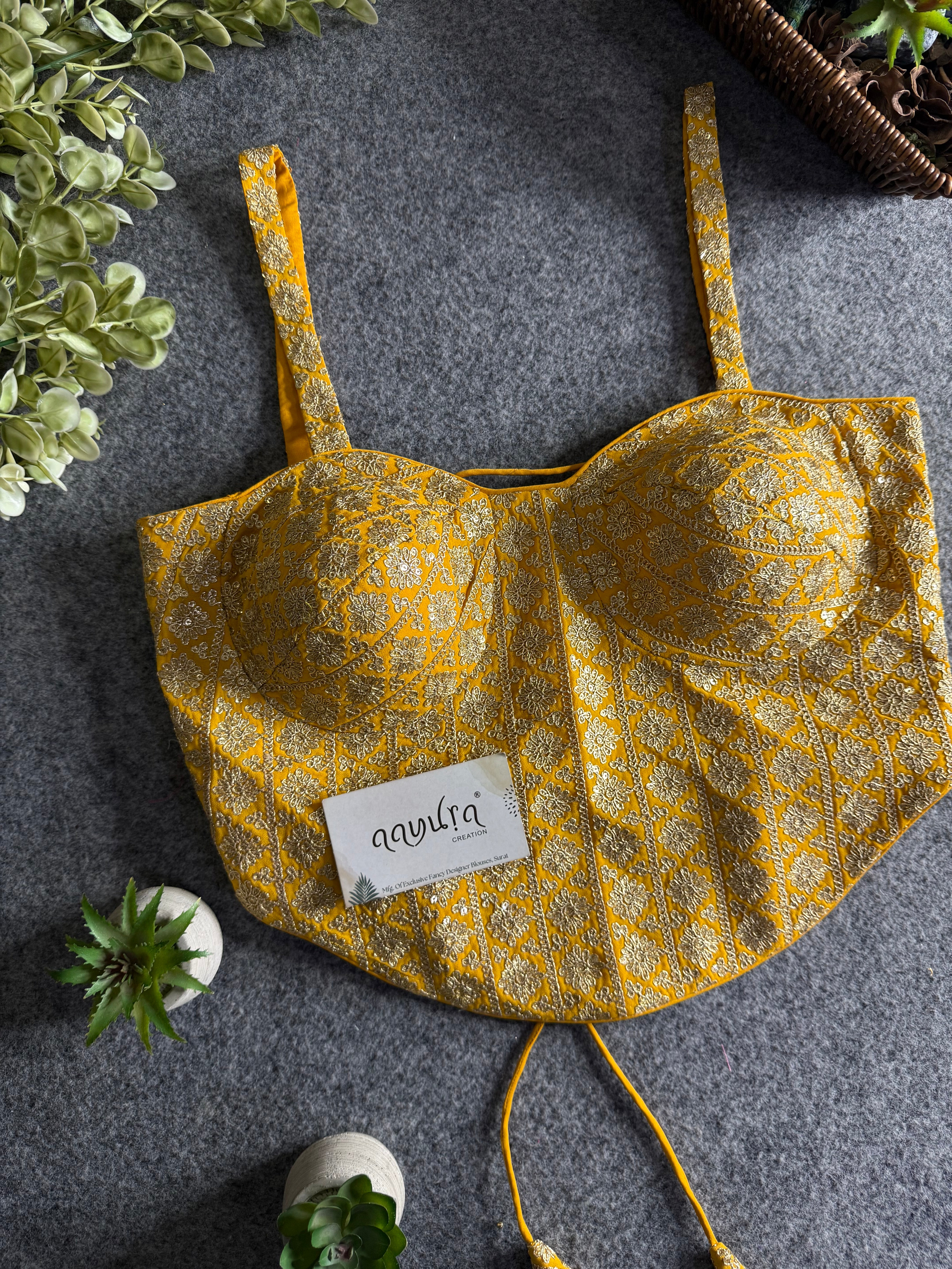 Zaira Georgette Backless Blouse