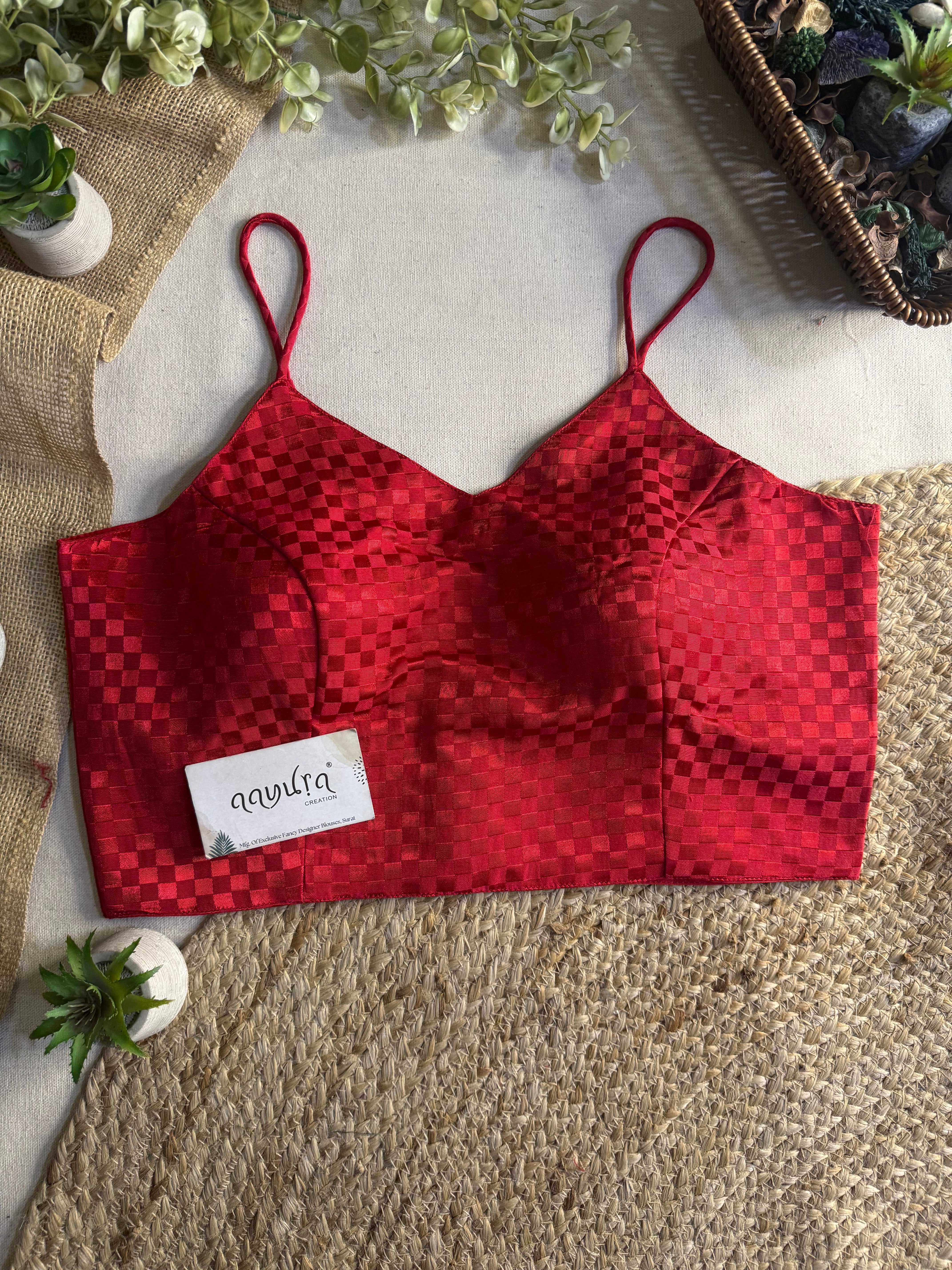 Thai Silk Strap Blouse