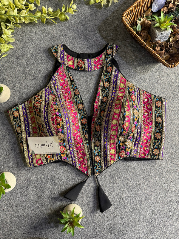 Diva Glow Halter Neck Blouse