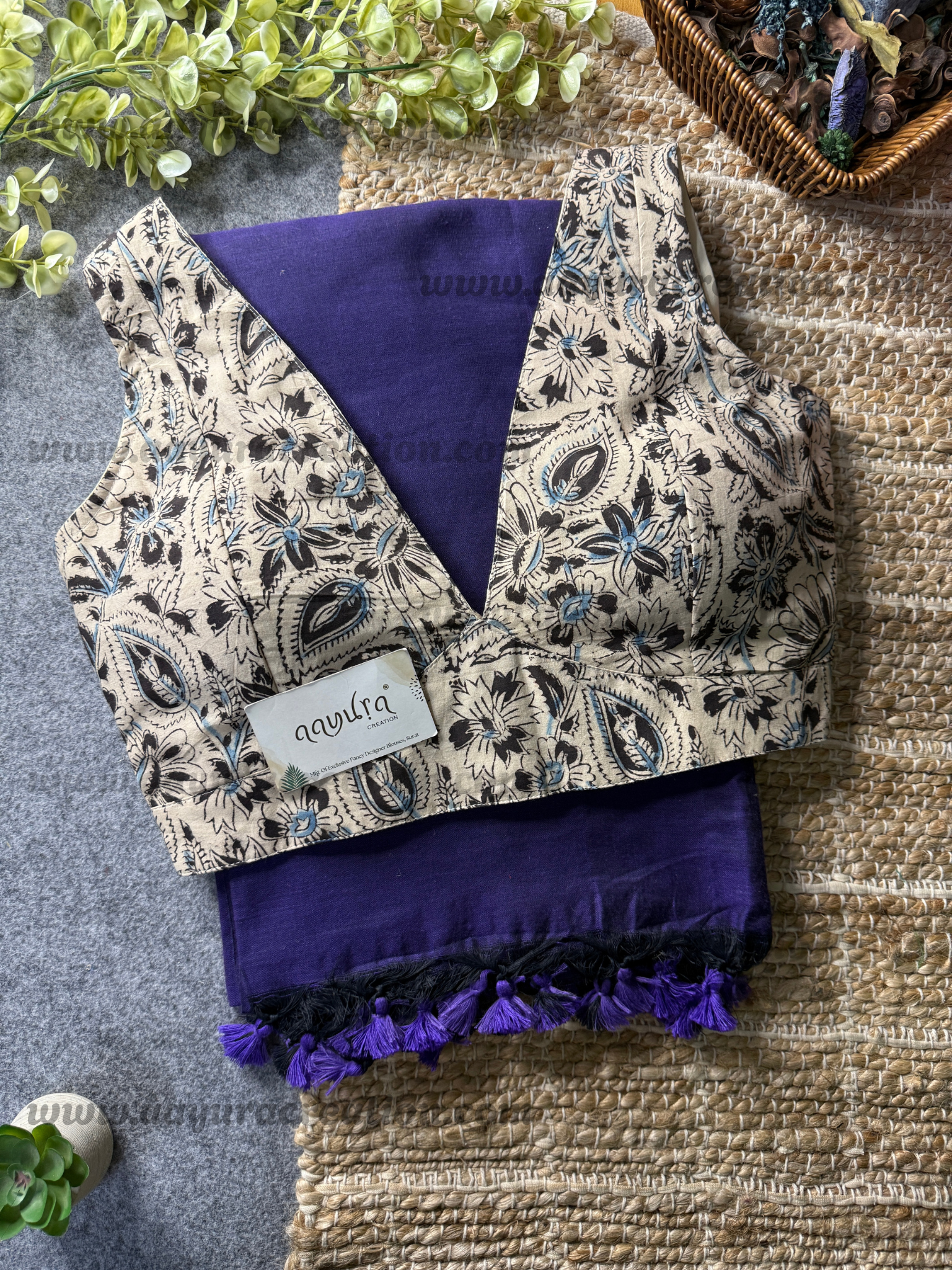 Ajrakh Vibe – Khadi Grace Combo