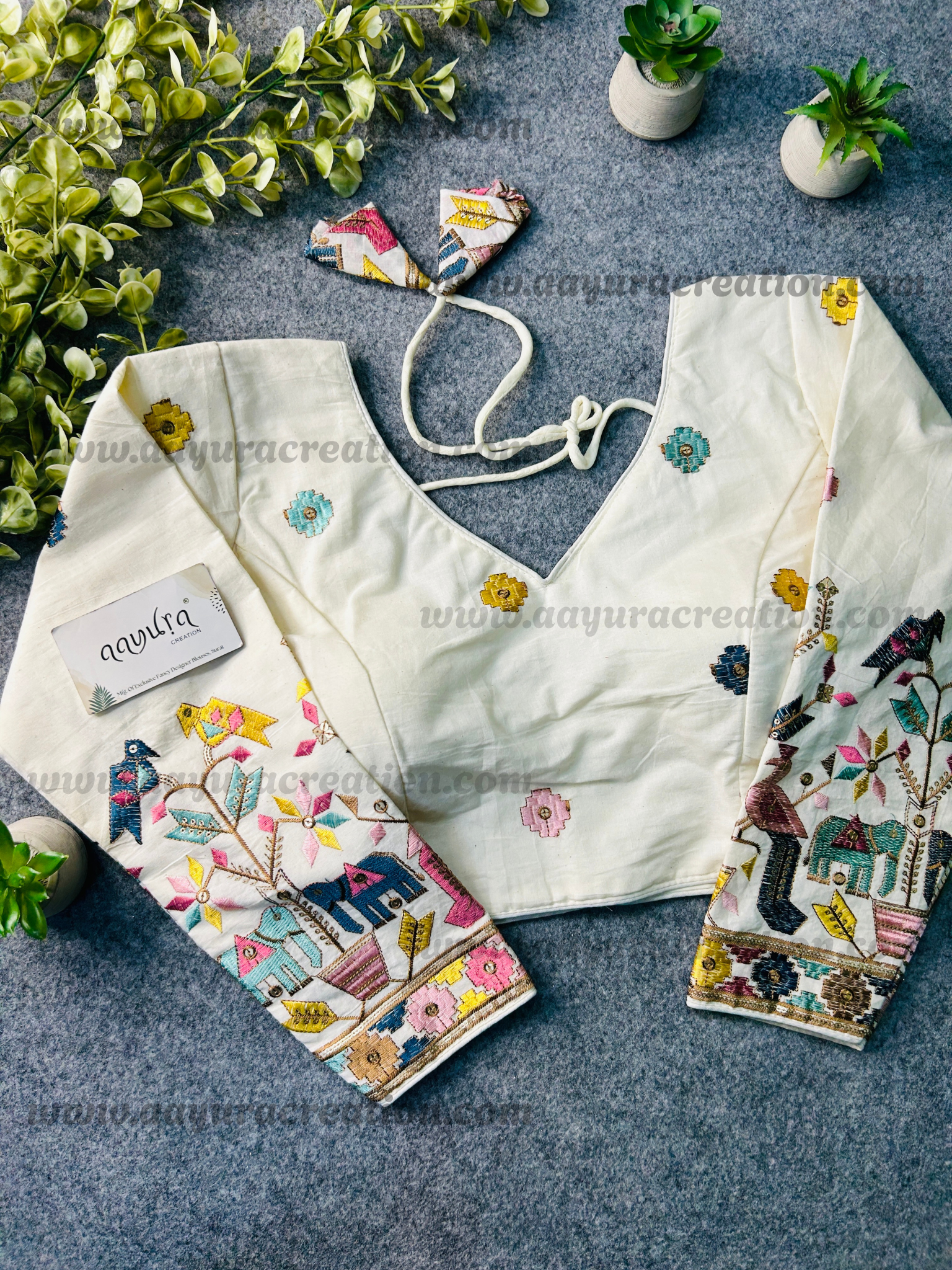 Embroidery Cotton Blouse