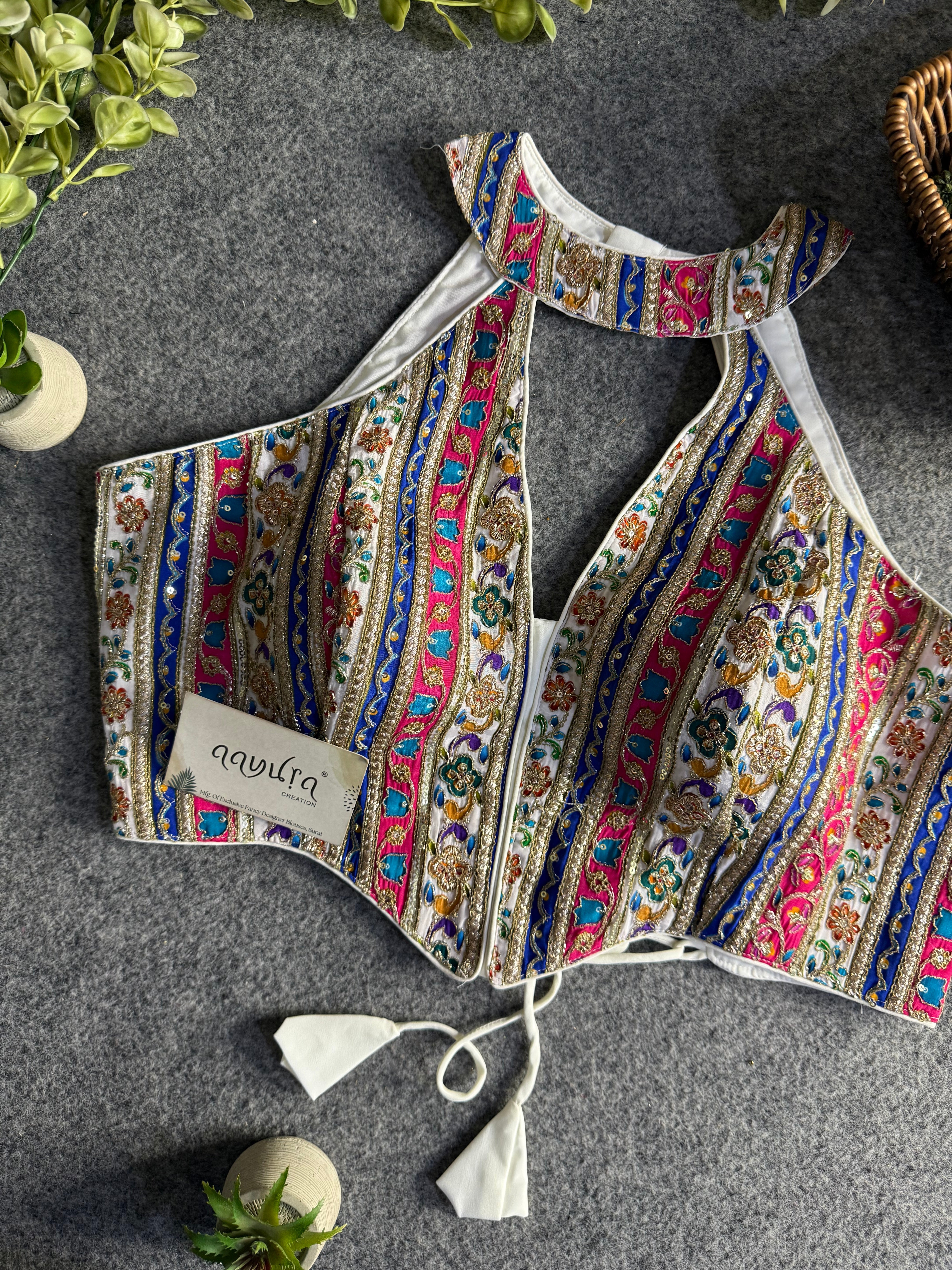 Diva Glow Halter Neck Blouse