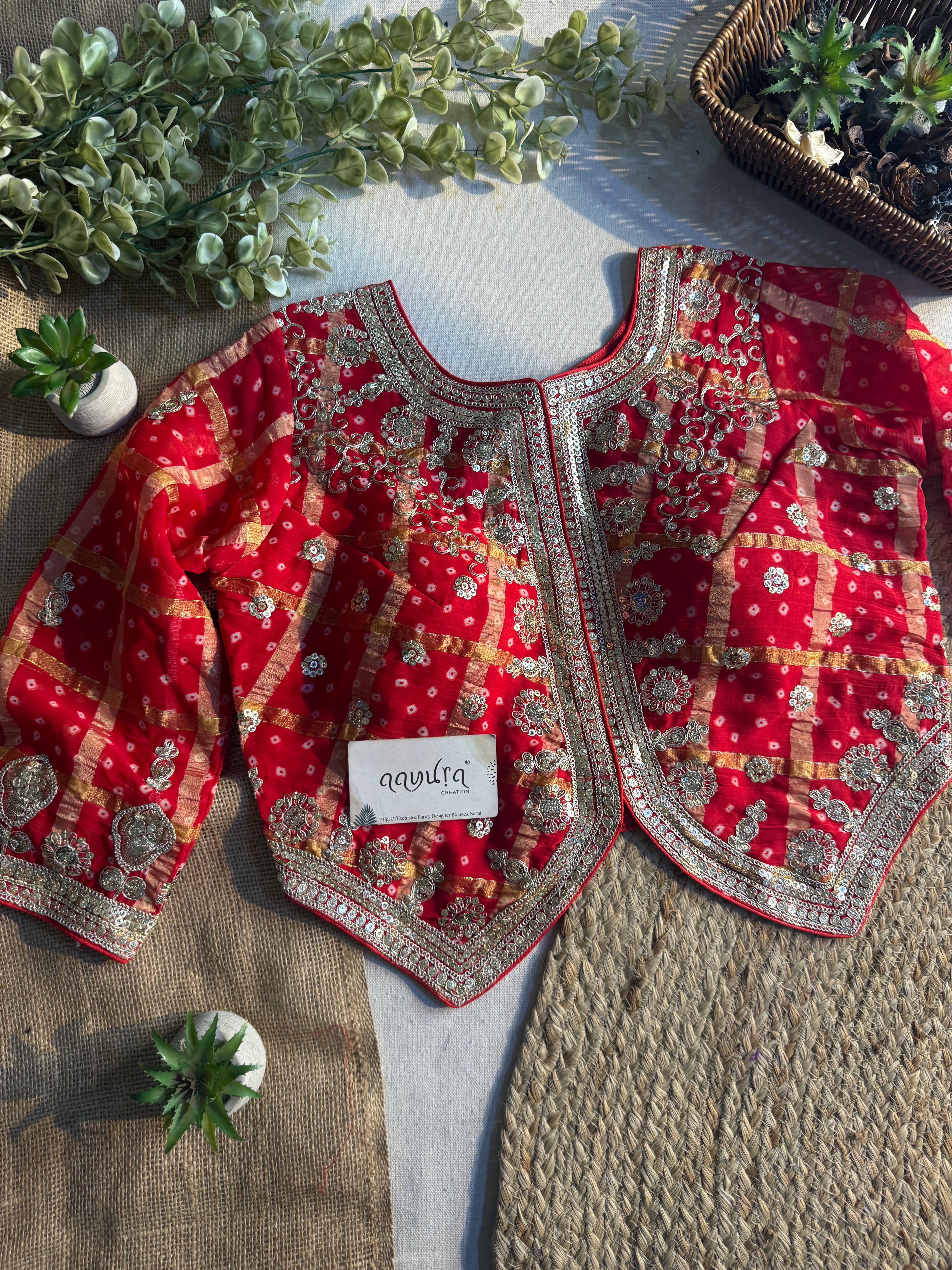 Bandhni Mehfil Blouse