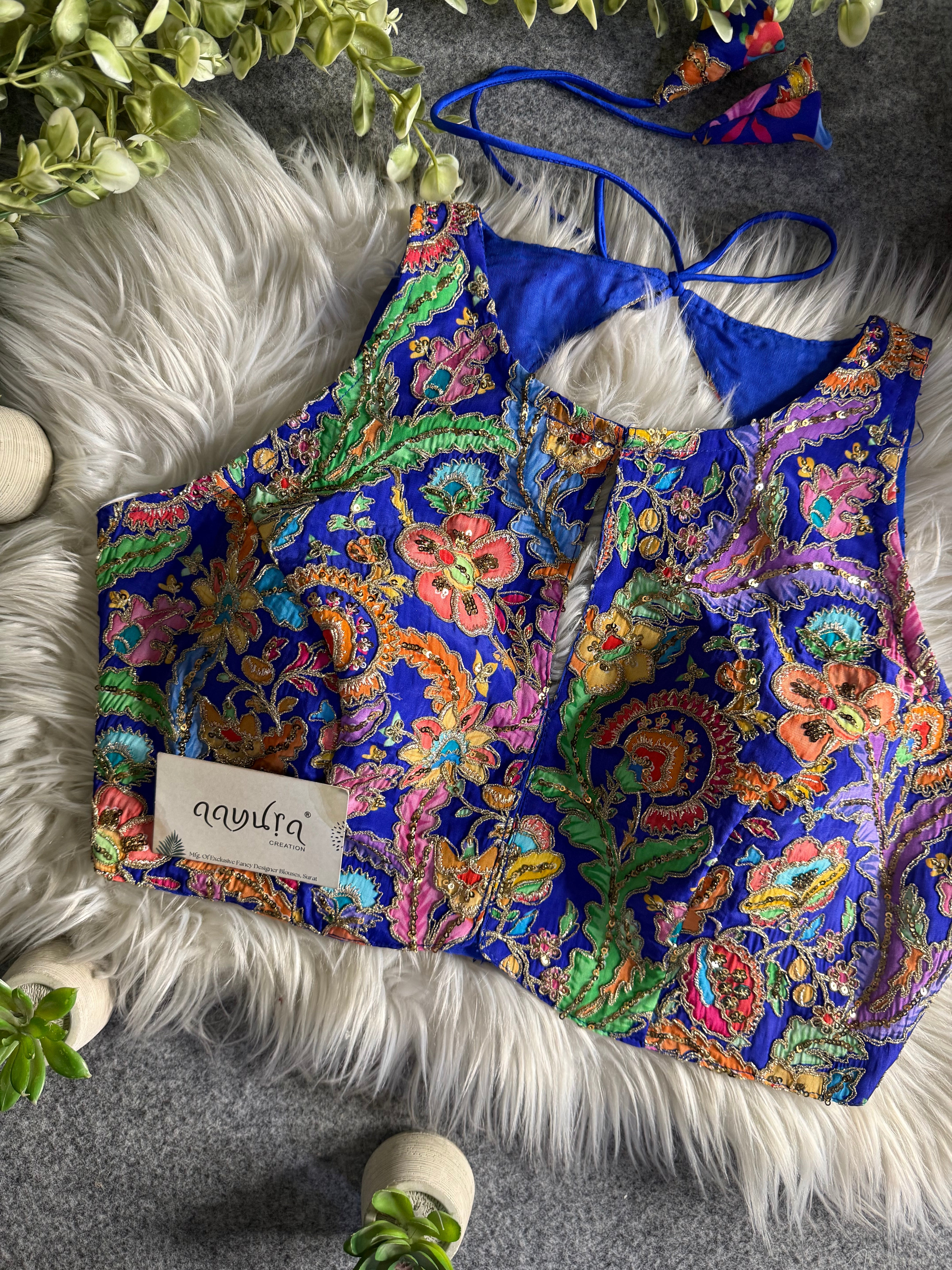 Zuhira Elegant Crape Blouse