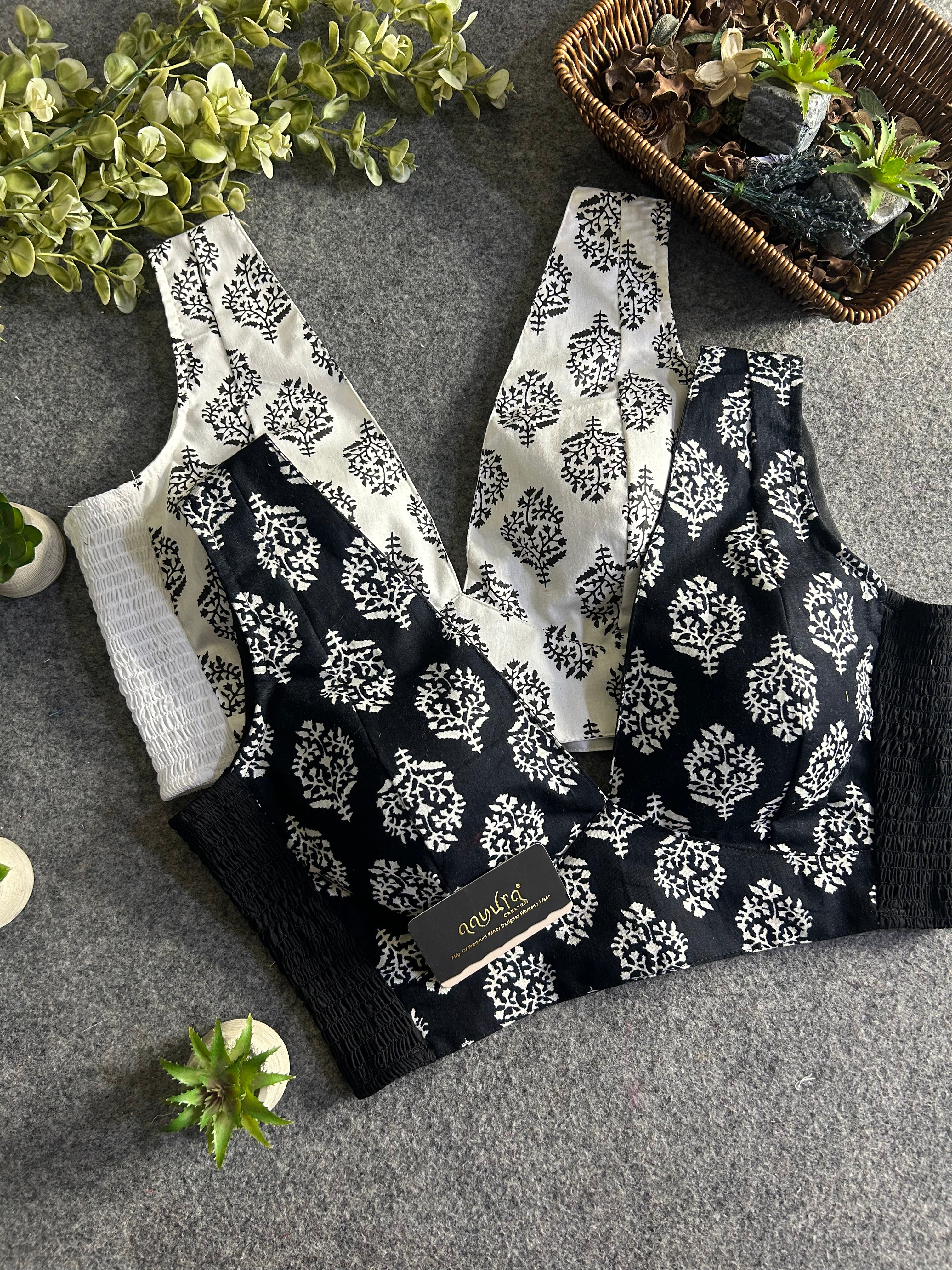 Comfort Fit V Neck Blouse