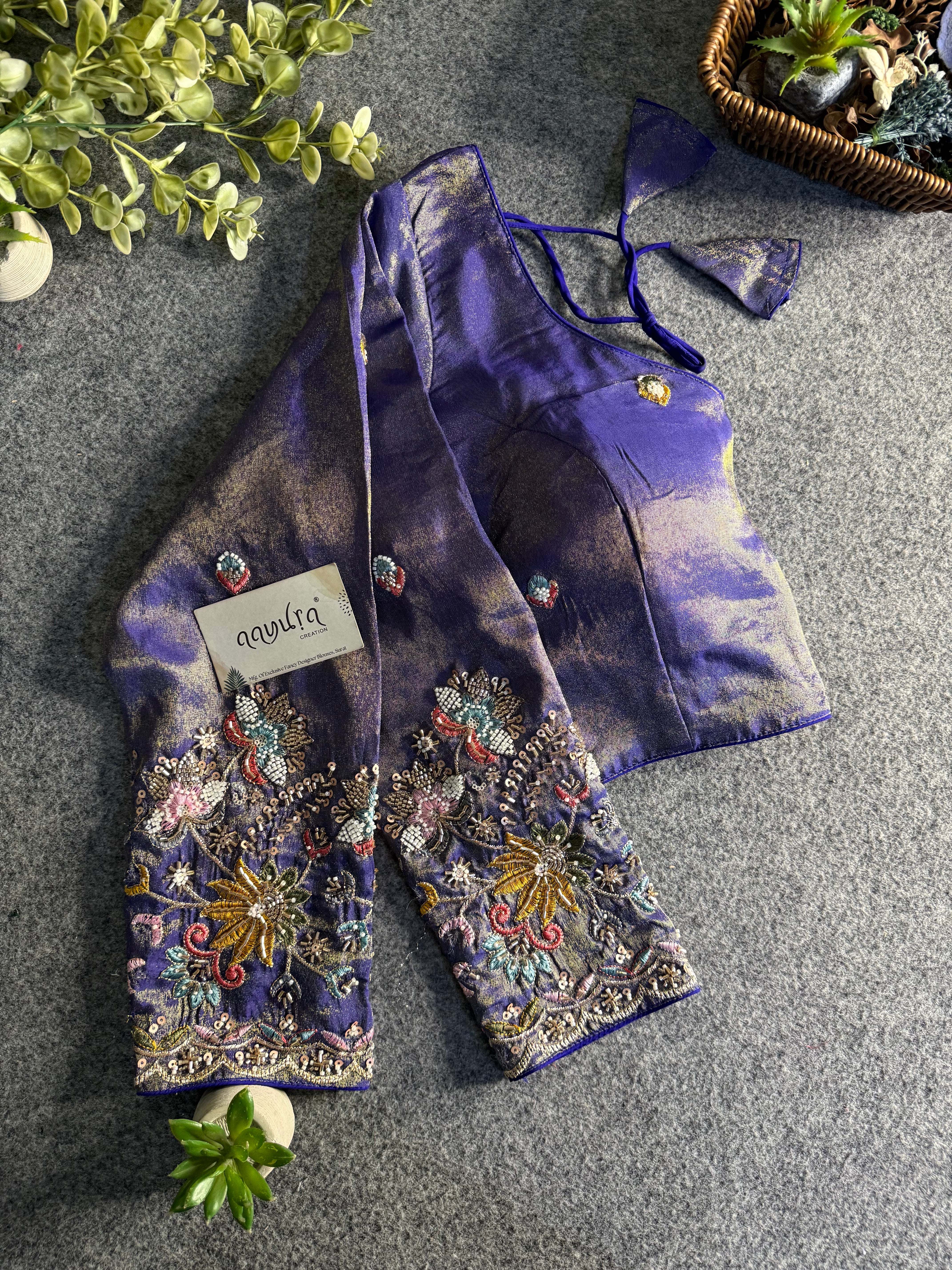 Regal Beads Work Designer Blouse