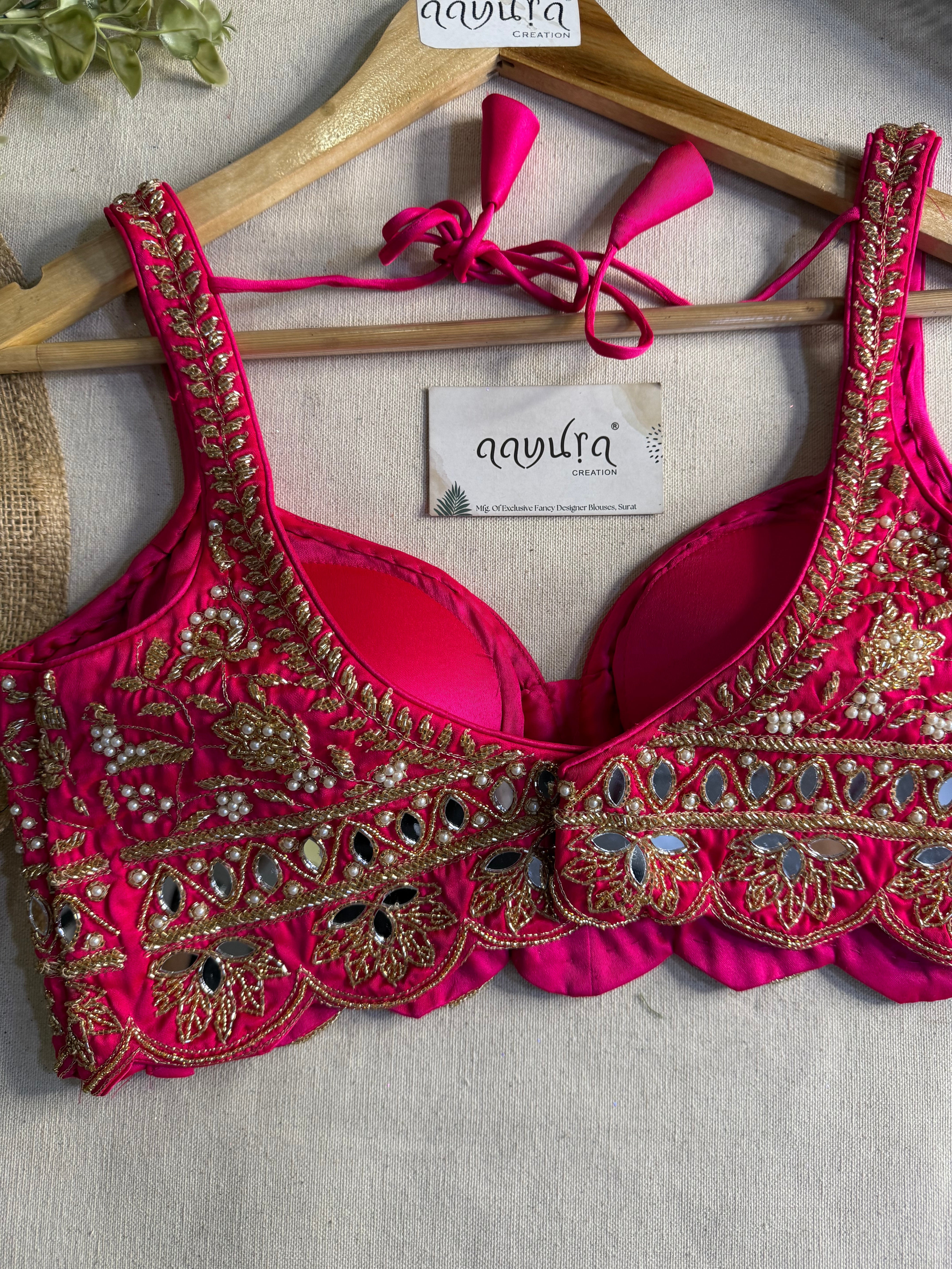 Roohi Handcrafted Silk Blouse