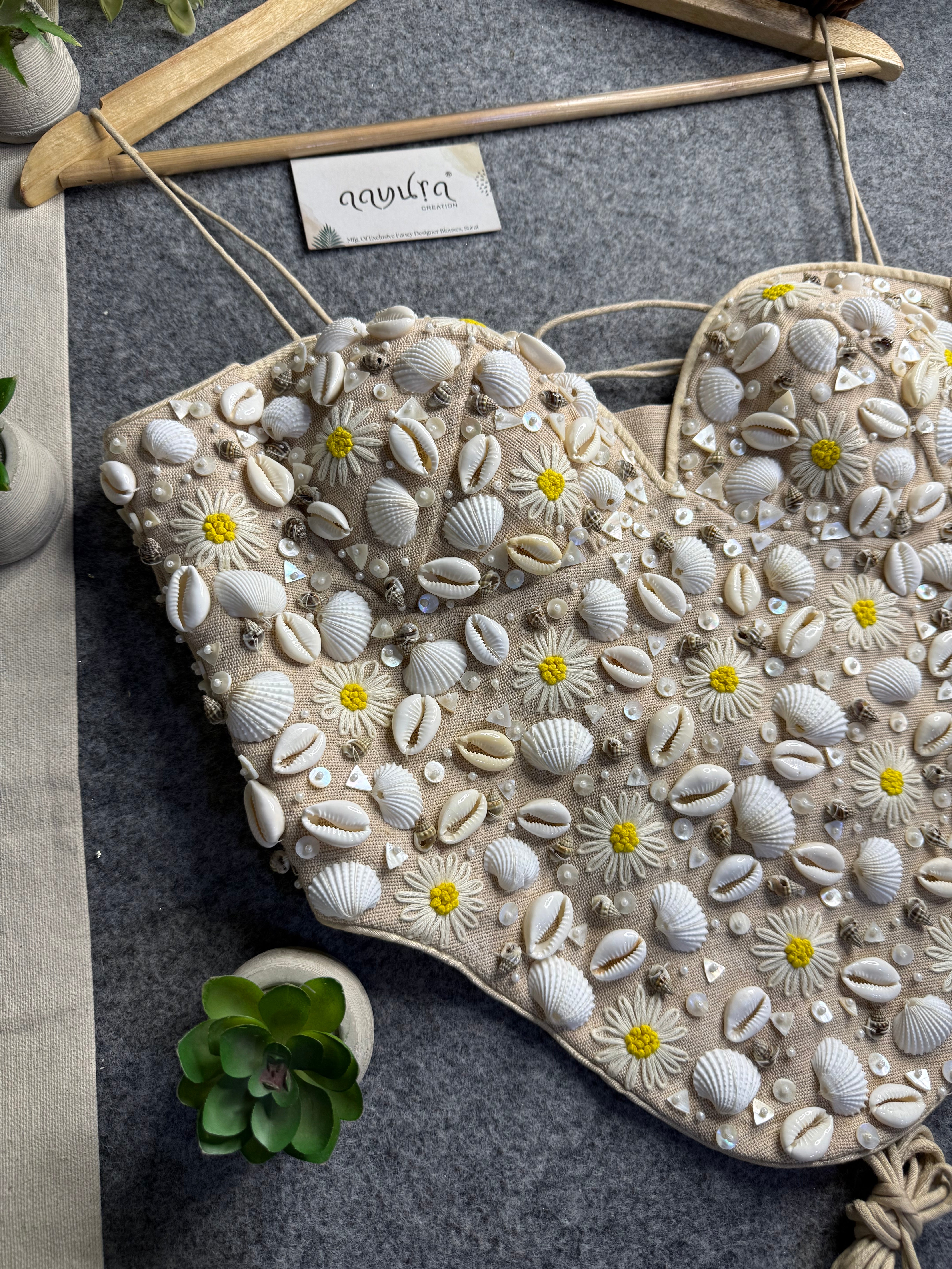 Ocean Muse – Premium Cordset Blouse