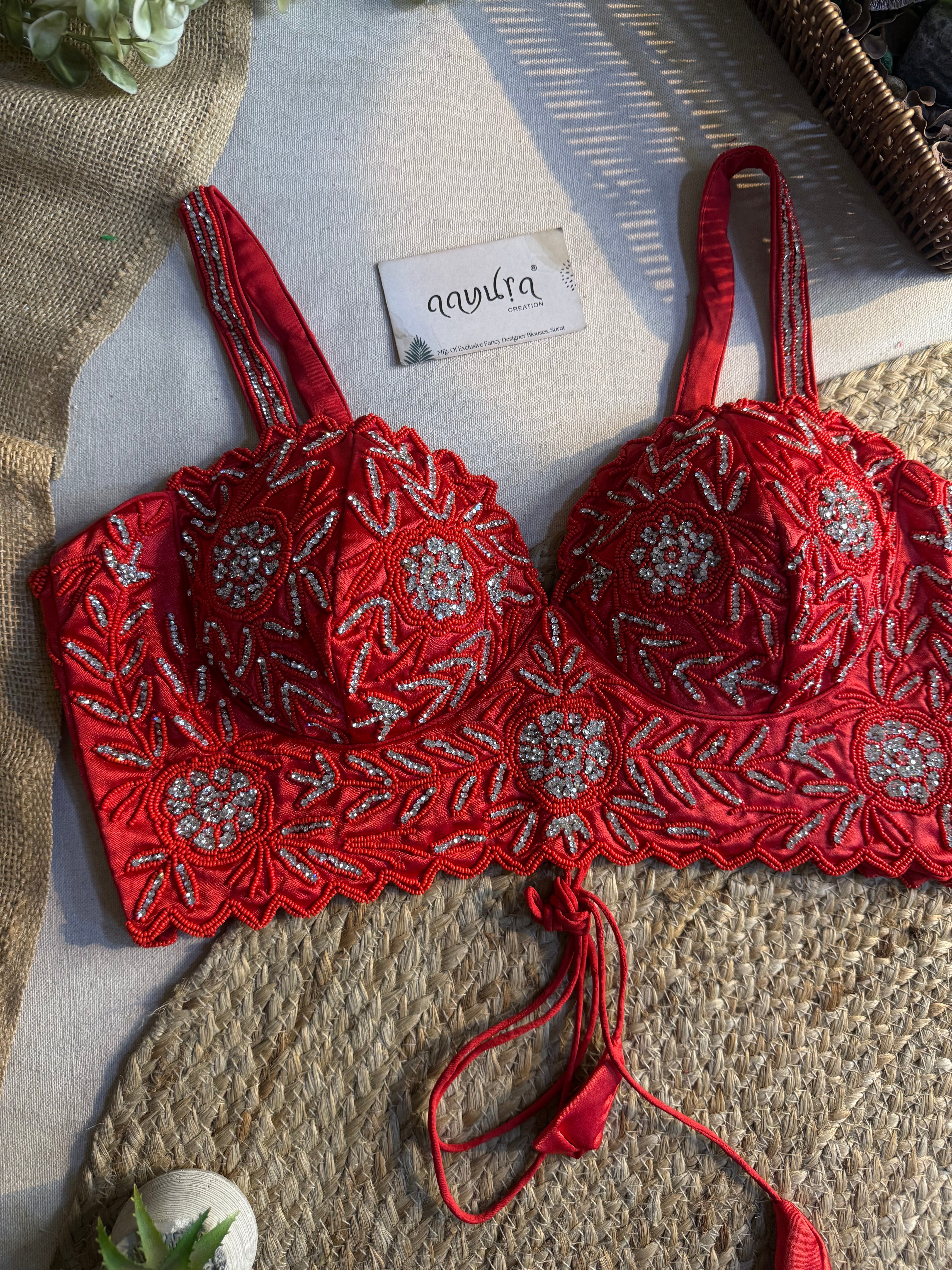 Sitara Handwork Silk Blouse