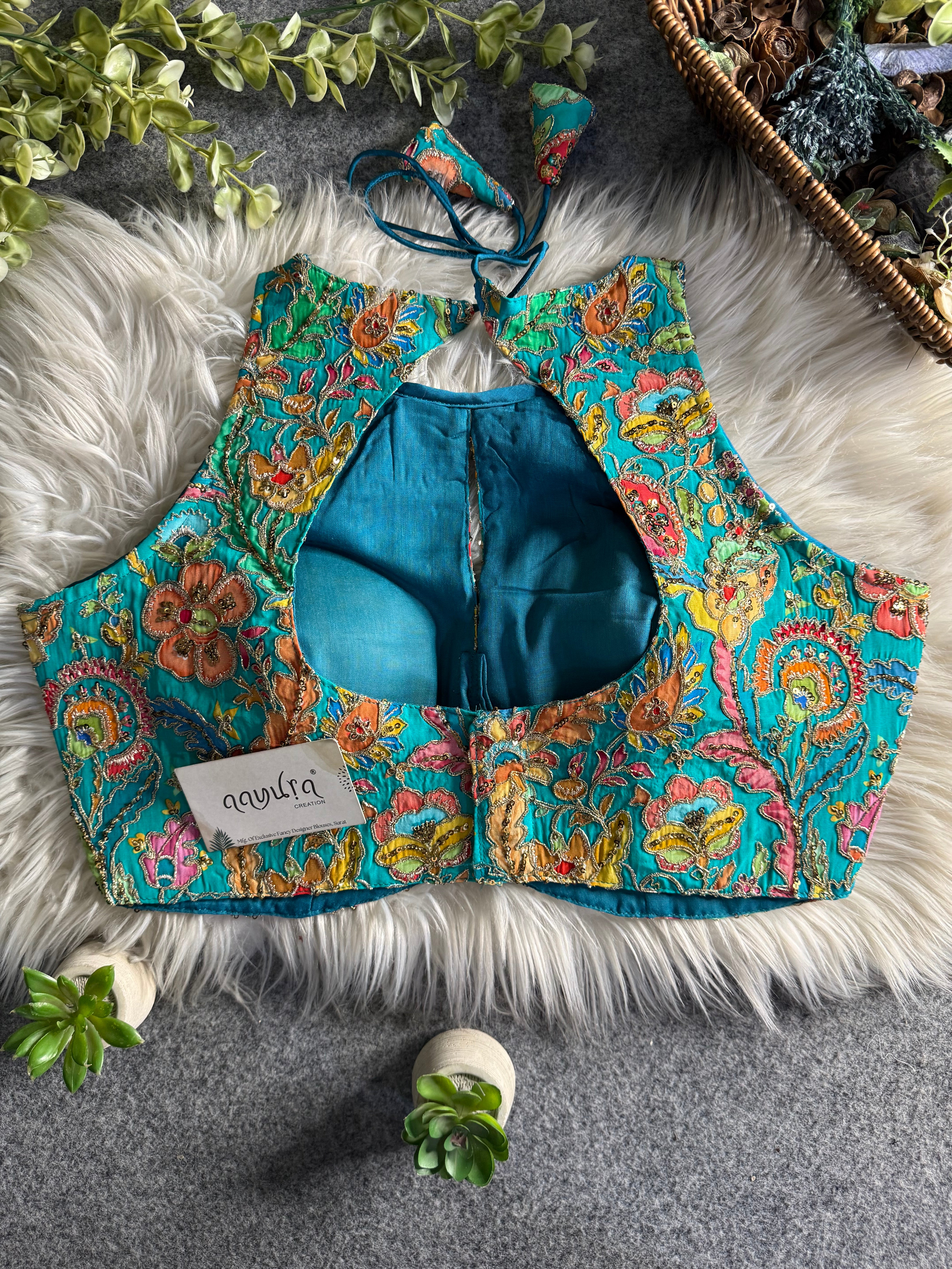 Zuhira Elegant Crape Blouse