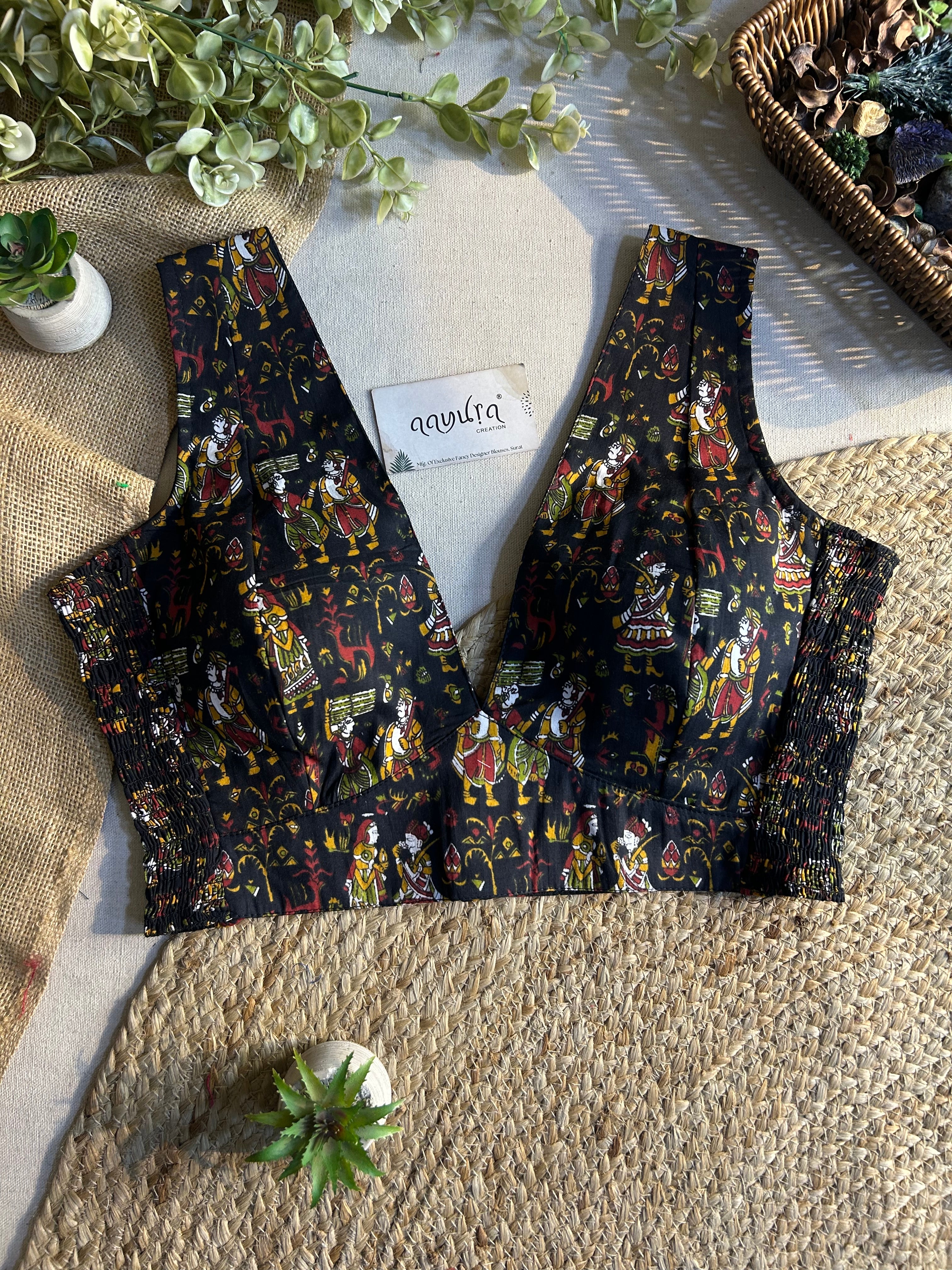 Comfort Fit V Neck Blouse