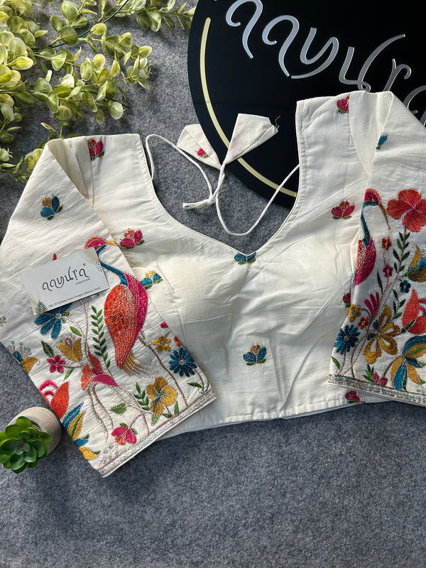 Embroidery Cotton Blouse