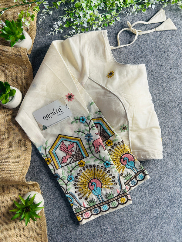 Khadi Full Sleeves Blouse