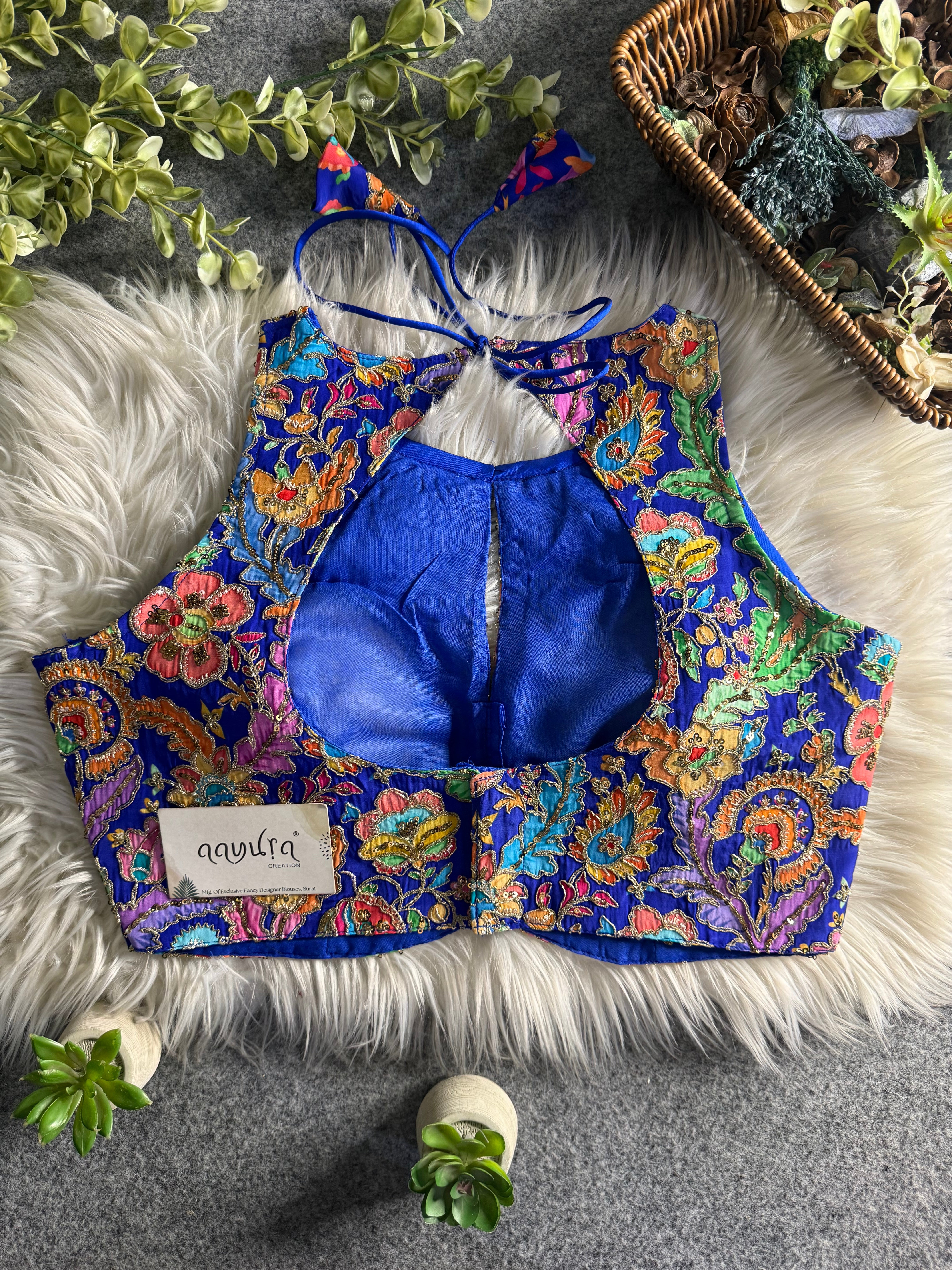 Zuhira Elegant Crape Blouse