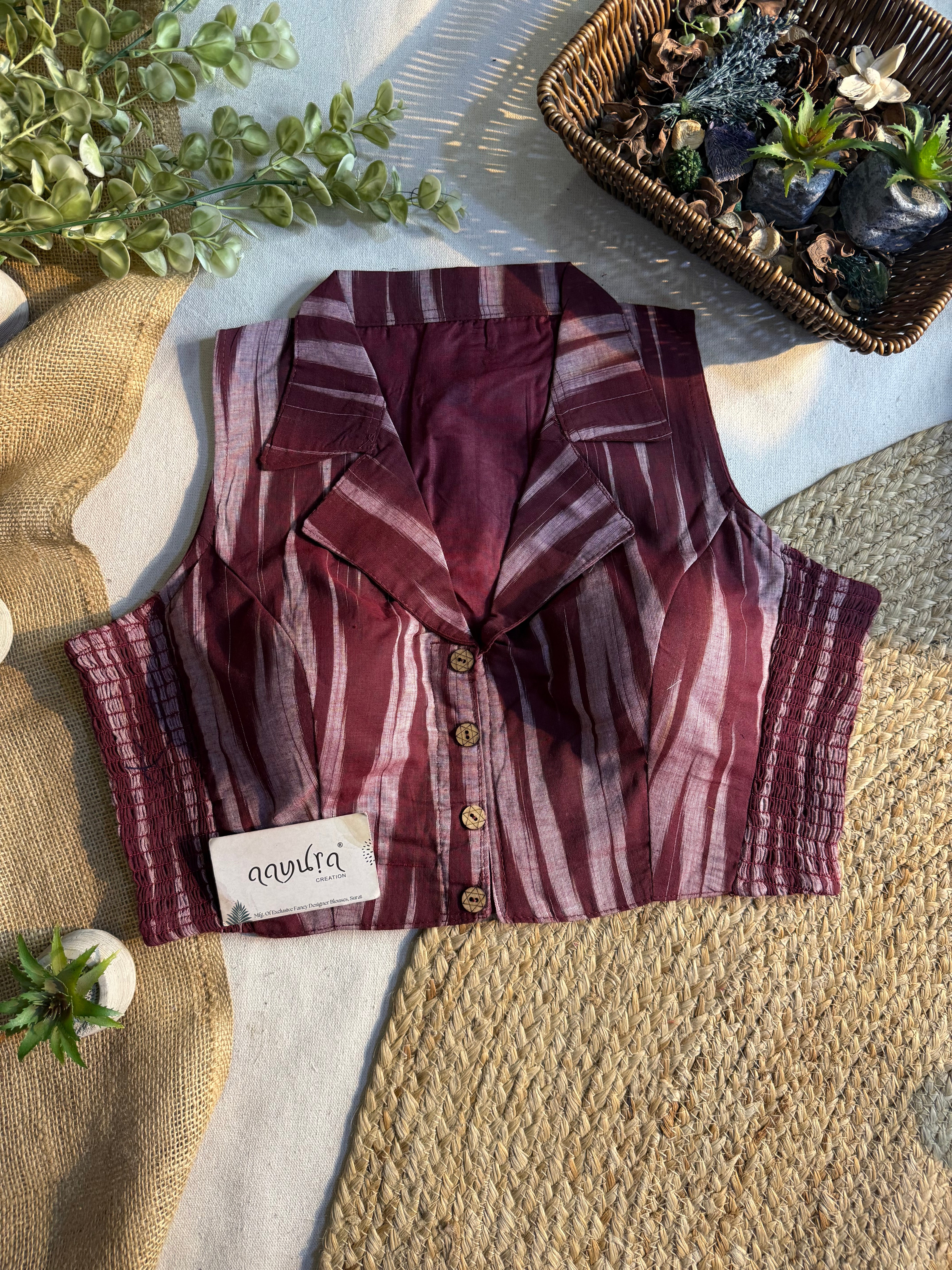 Comfort Fit Ikkath Streachable Blouse