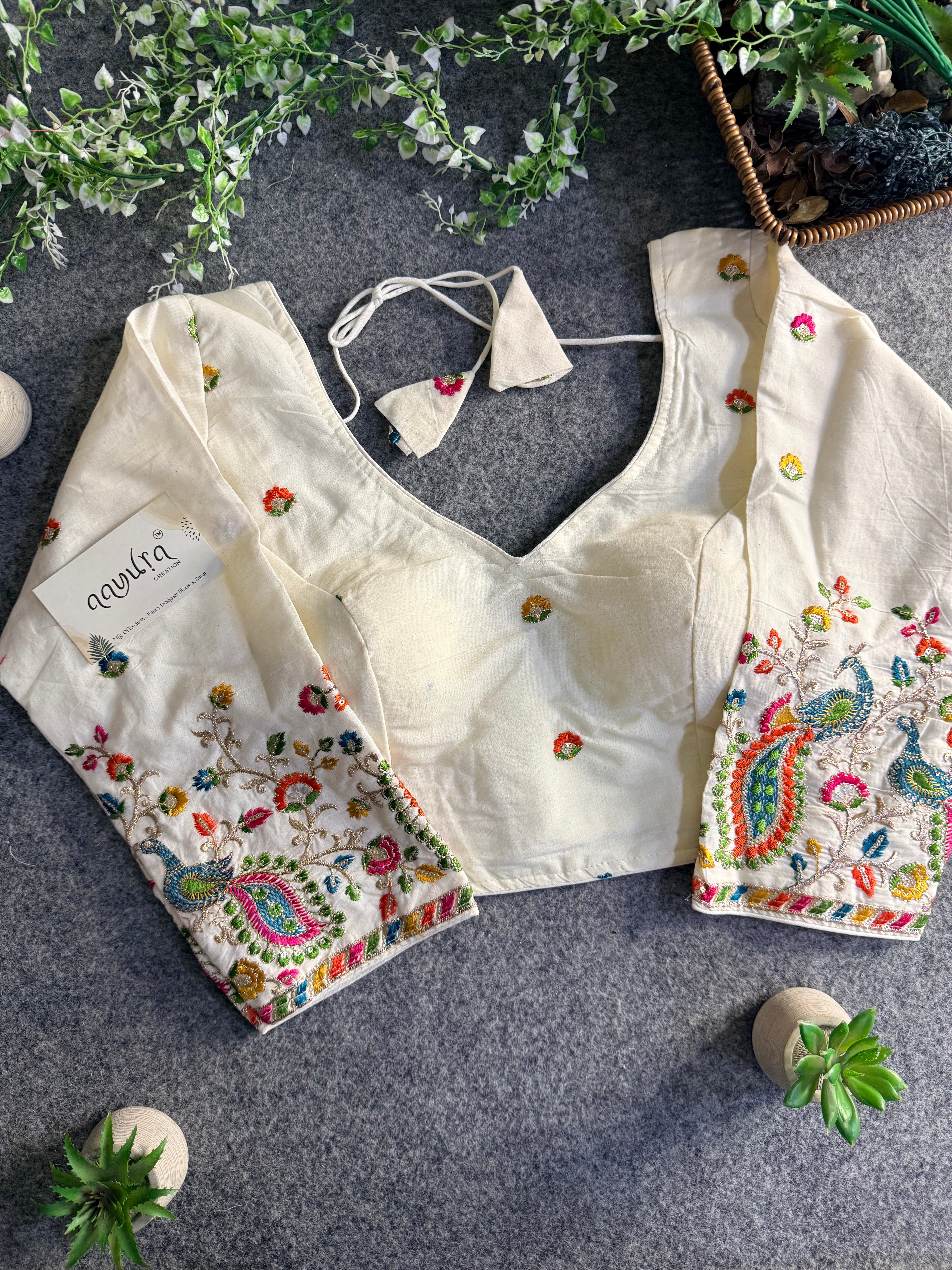 Embroidery Cotton Blouse