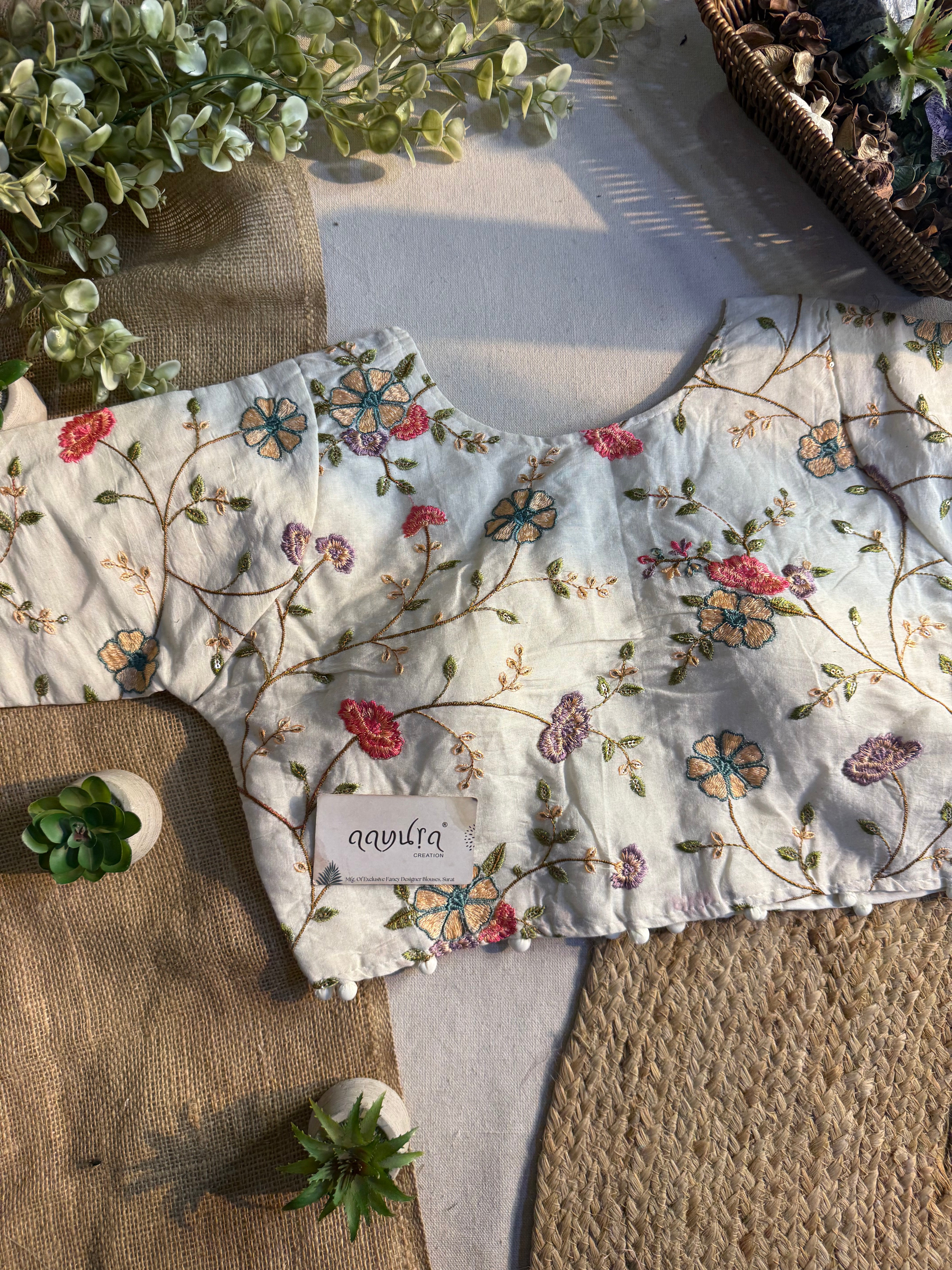 Cotton Coller Blouse