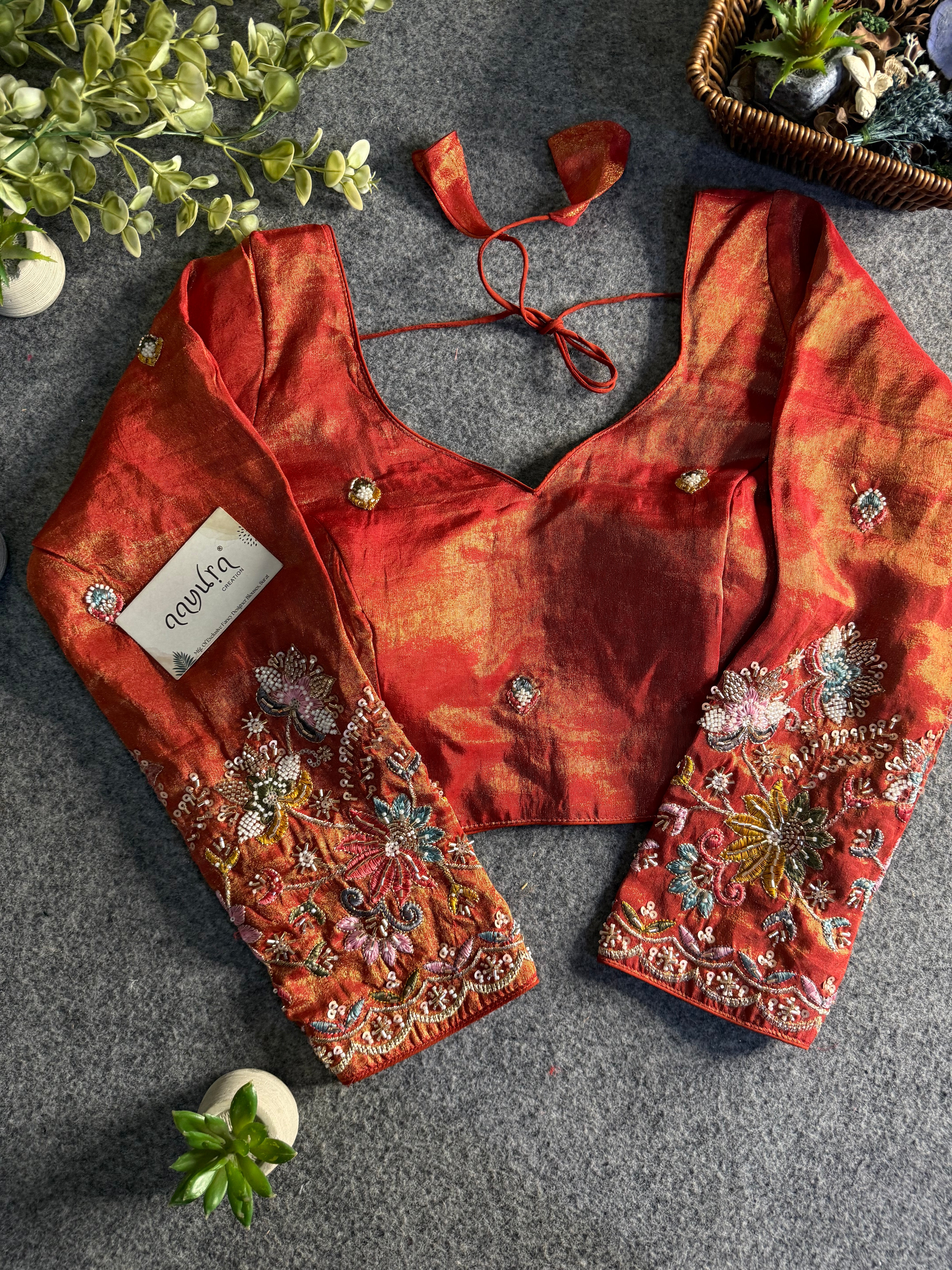 Regal Beads Work Designer Blouse