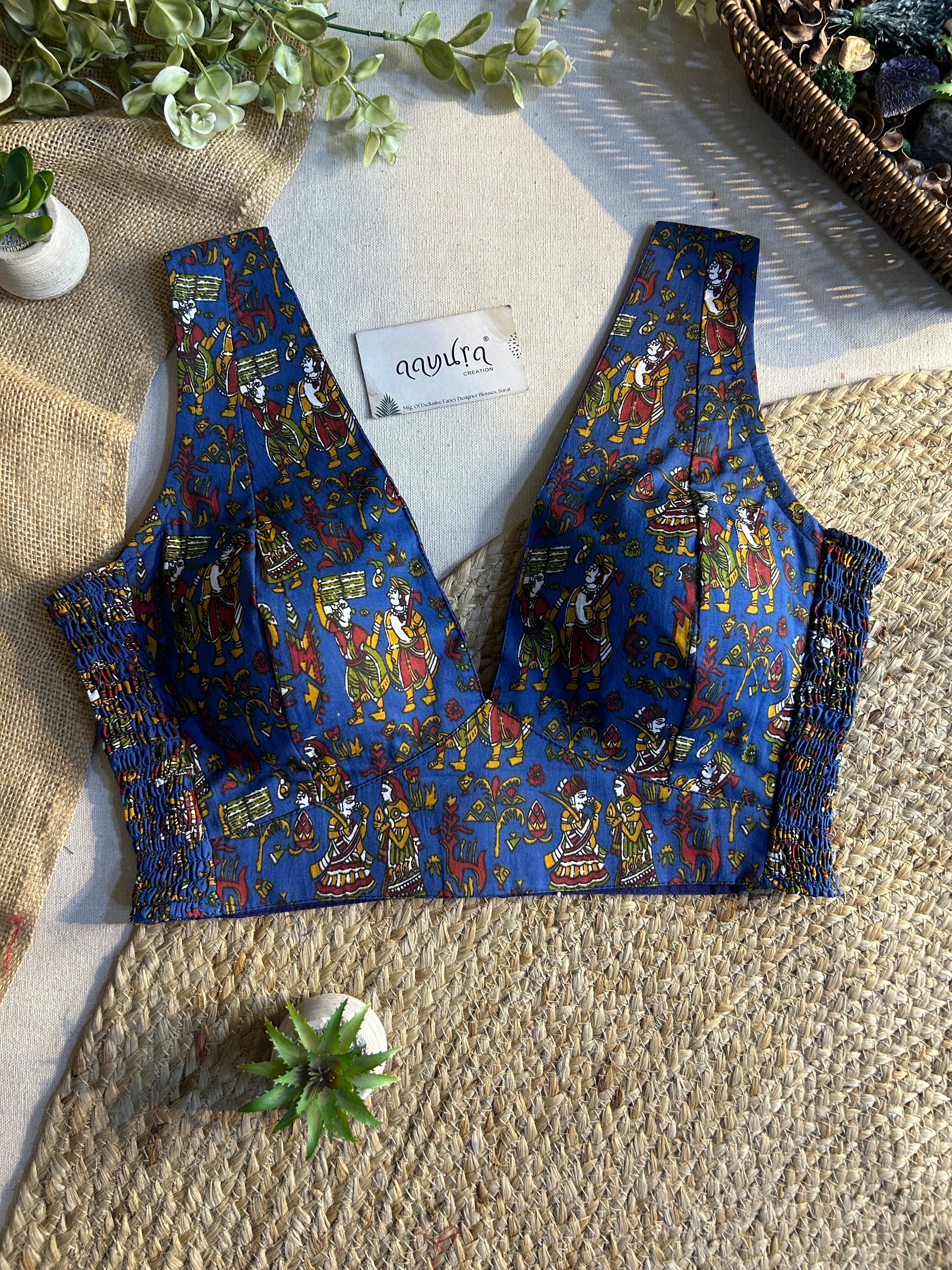 Comfort Fit V Neck Blouse