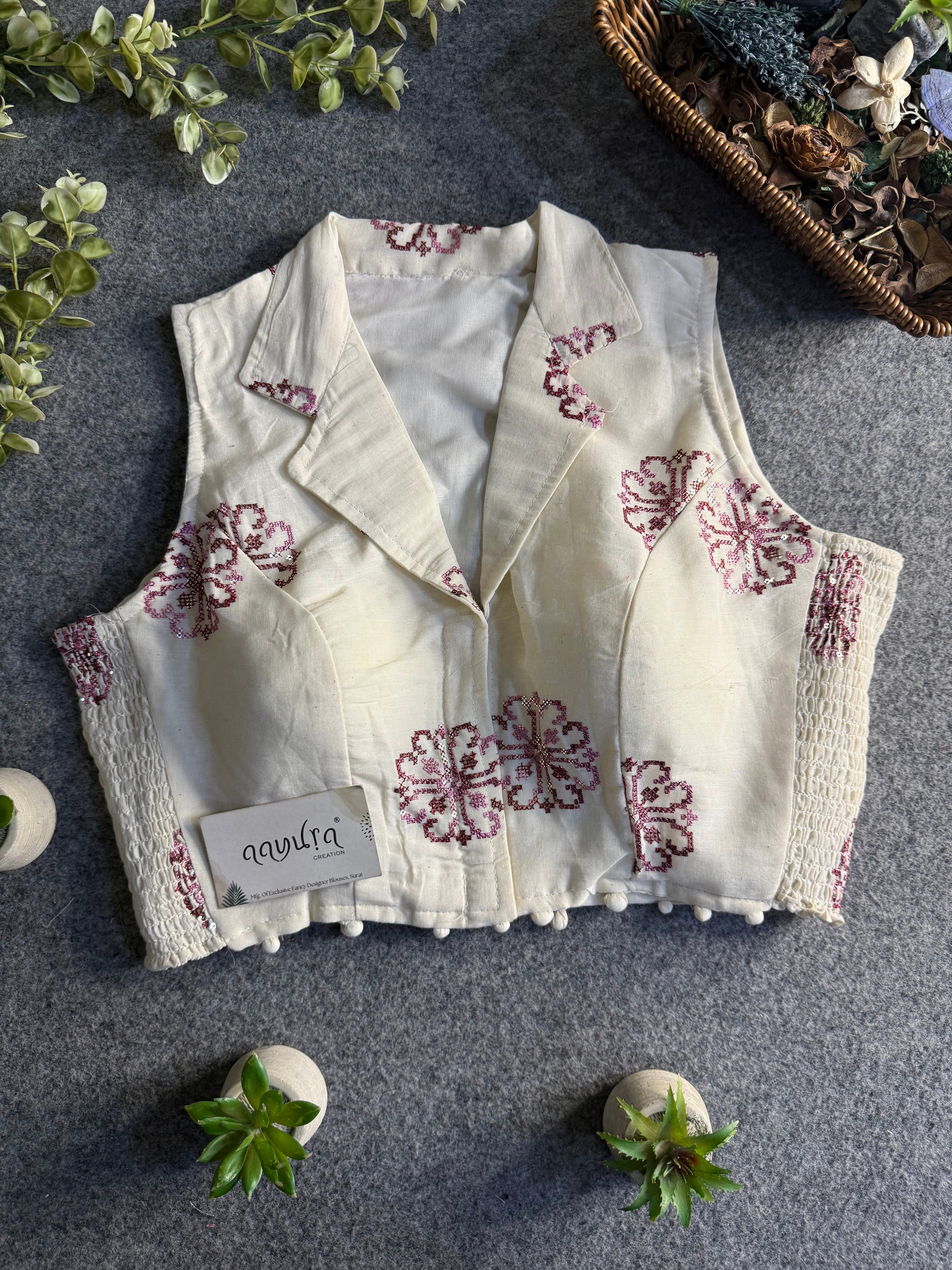 FlexiFit Cotton Designer Blouse