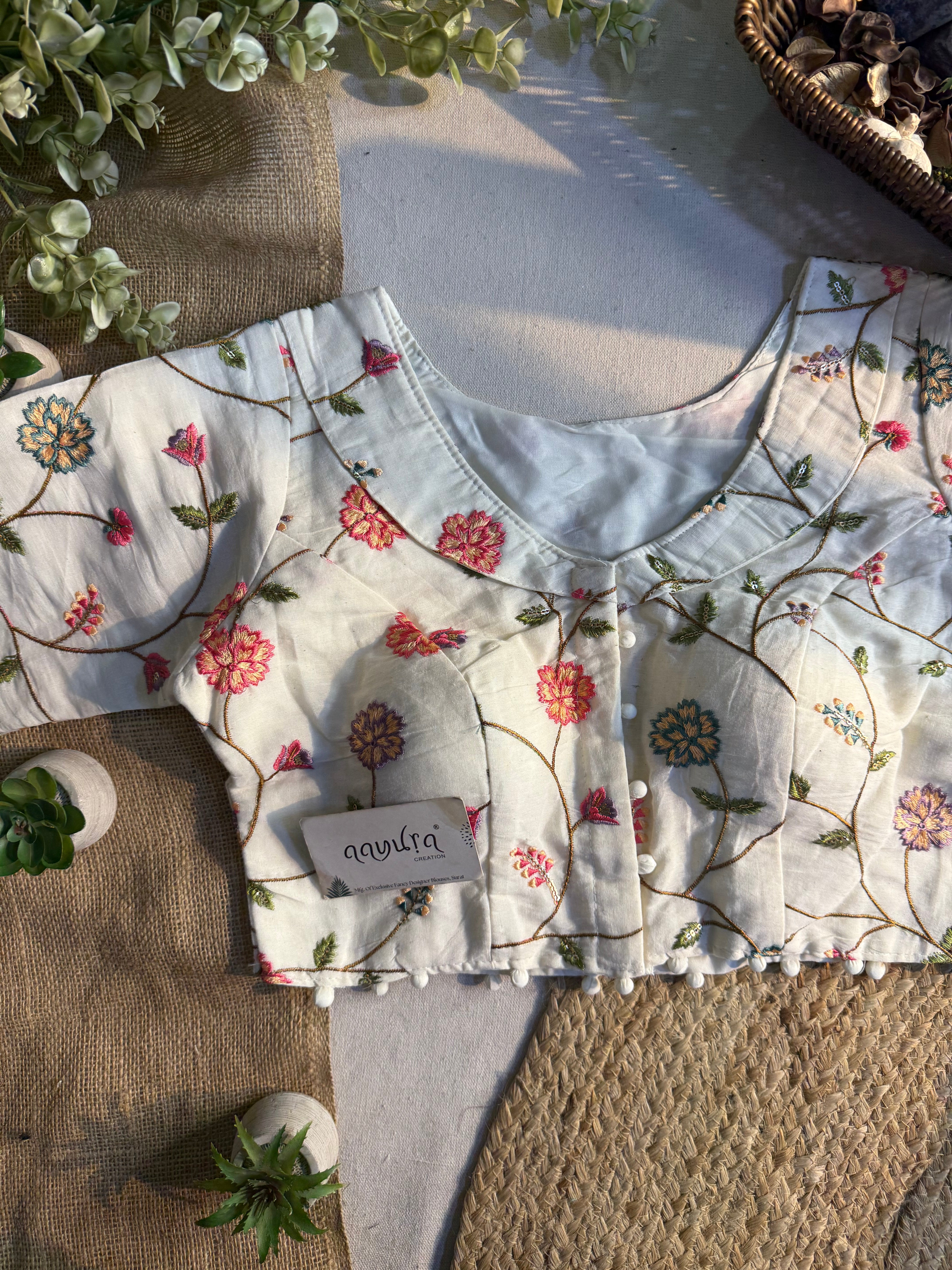Cotton Coller Blouse