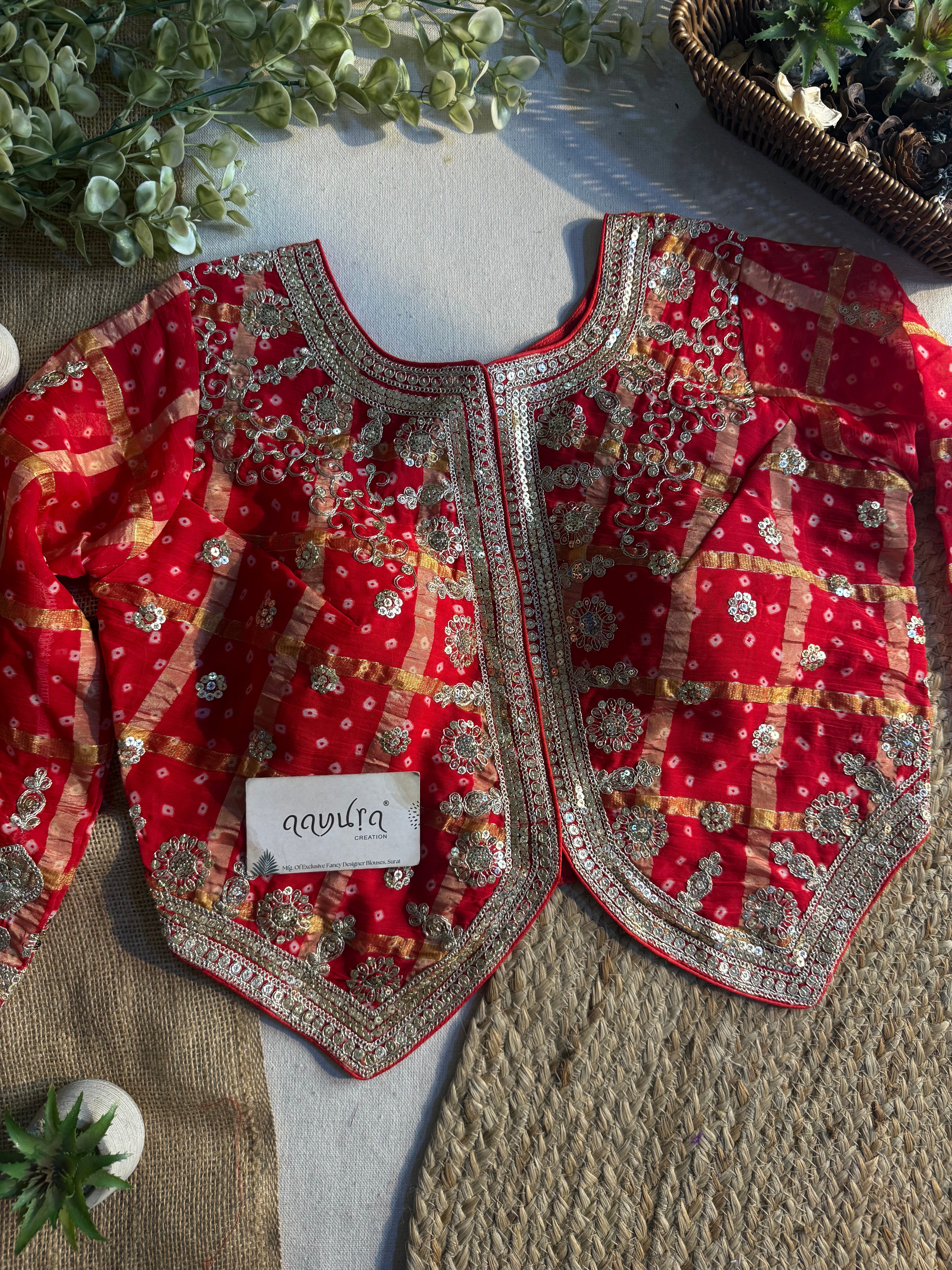 Bandhni Mehfil Blouse