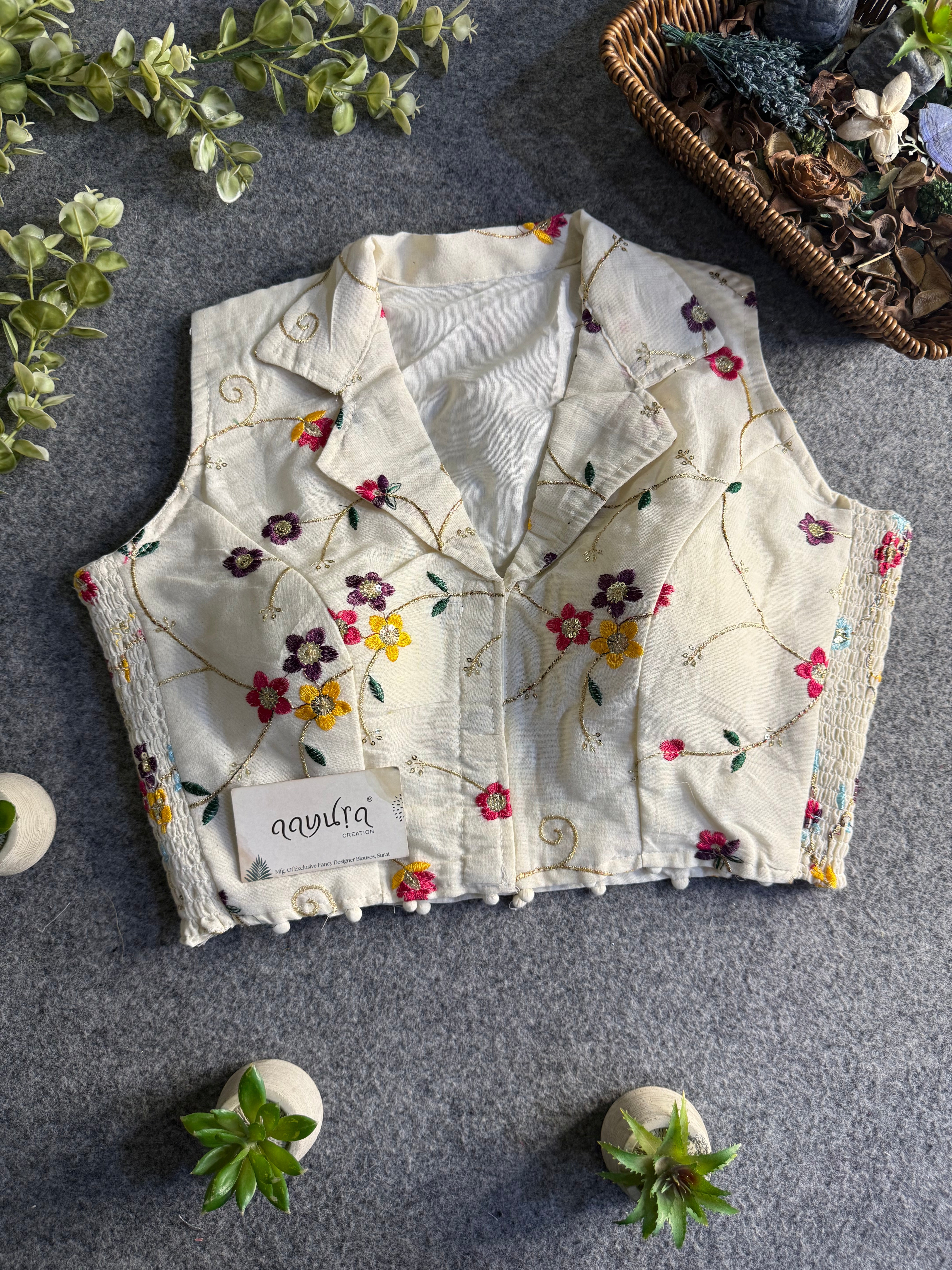 FlexiFit Cotton Designer Blouse