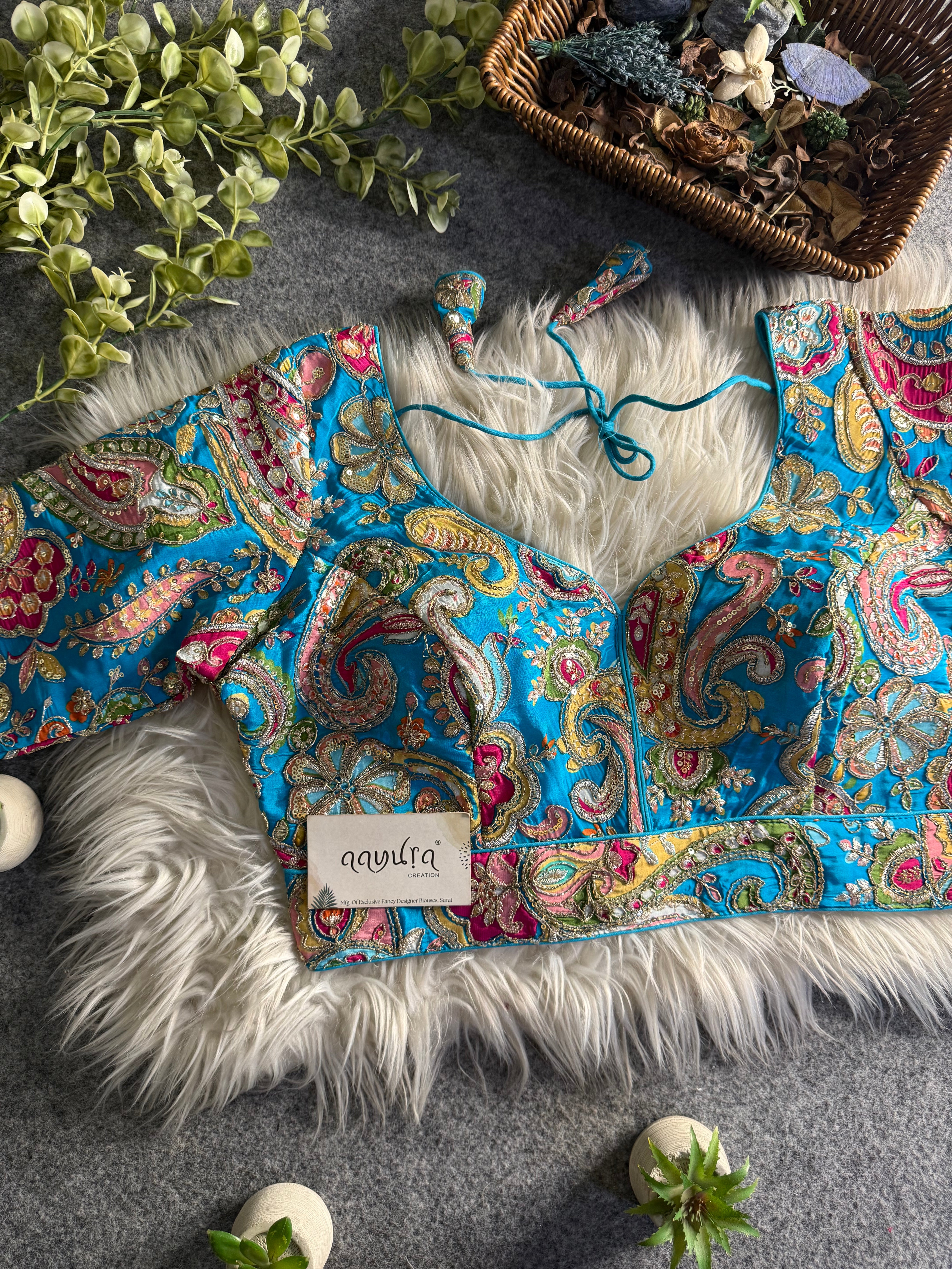 Elbow Sleeves Position Work Blouse