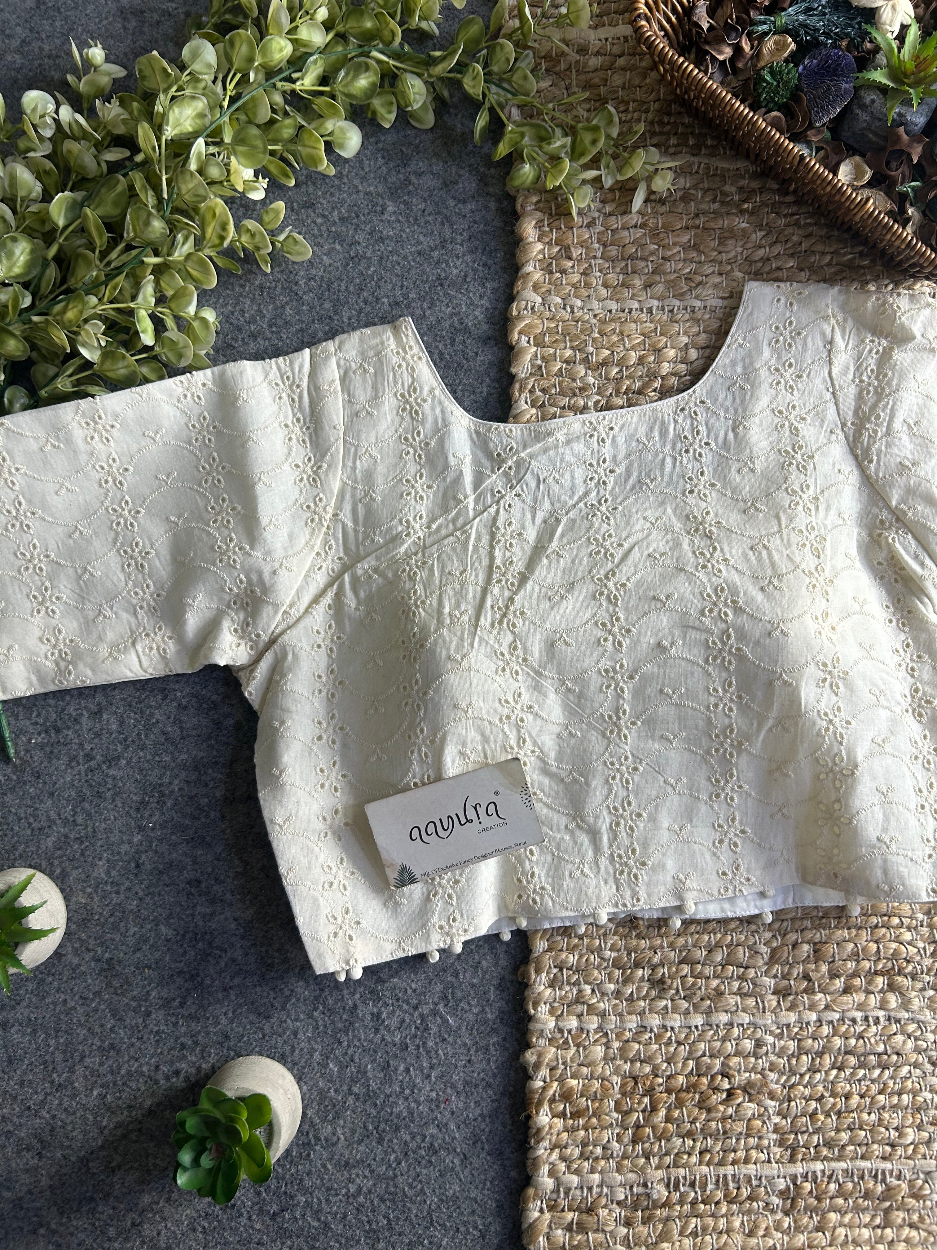 Designer Hakoba Cotton Everyday Blouse