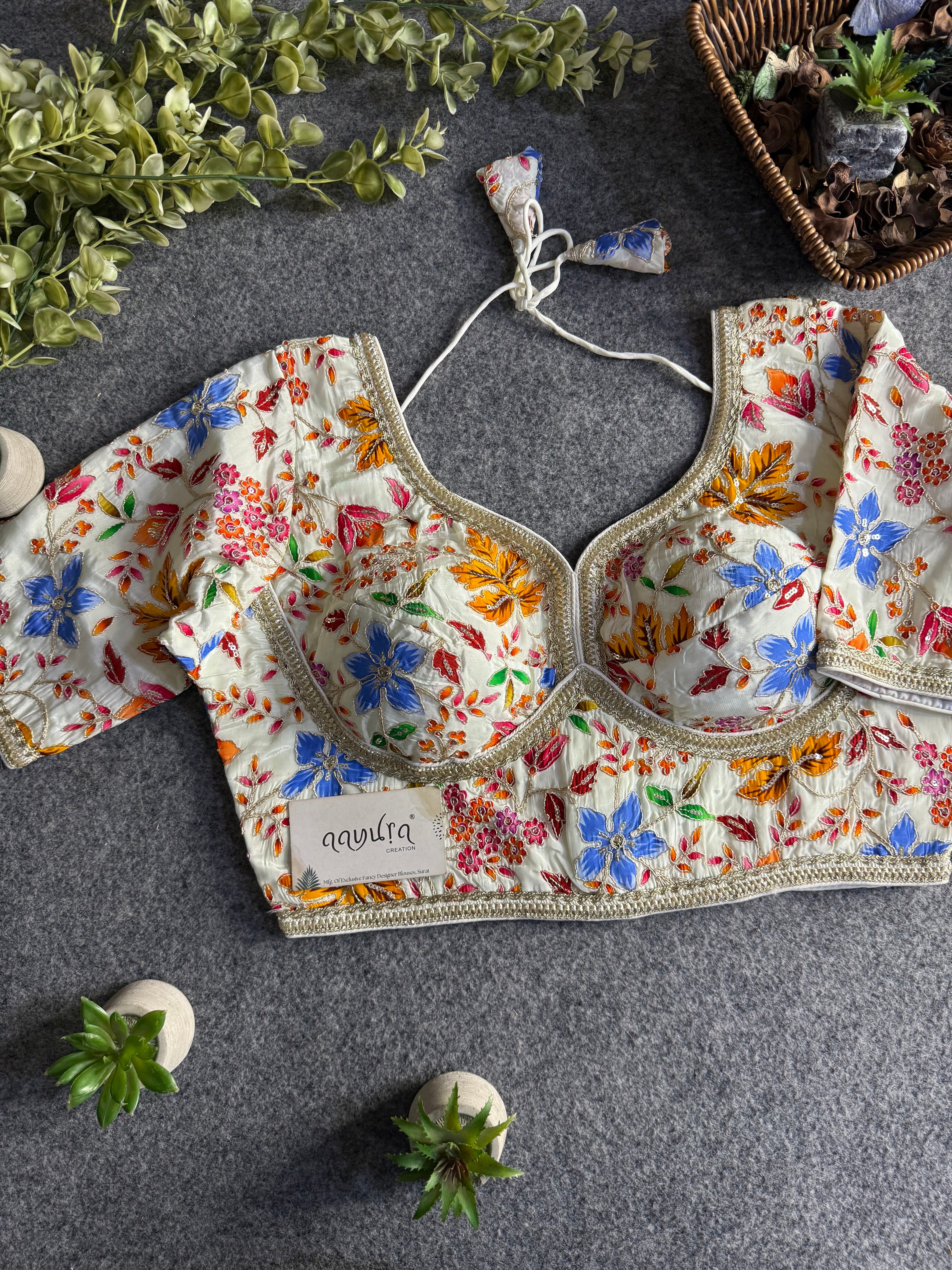 Heritage Sabyasachi Style Designer Blouse