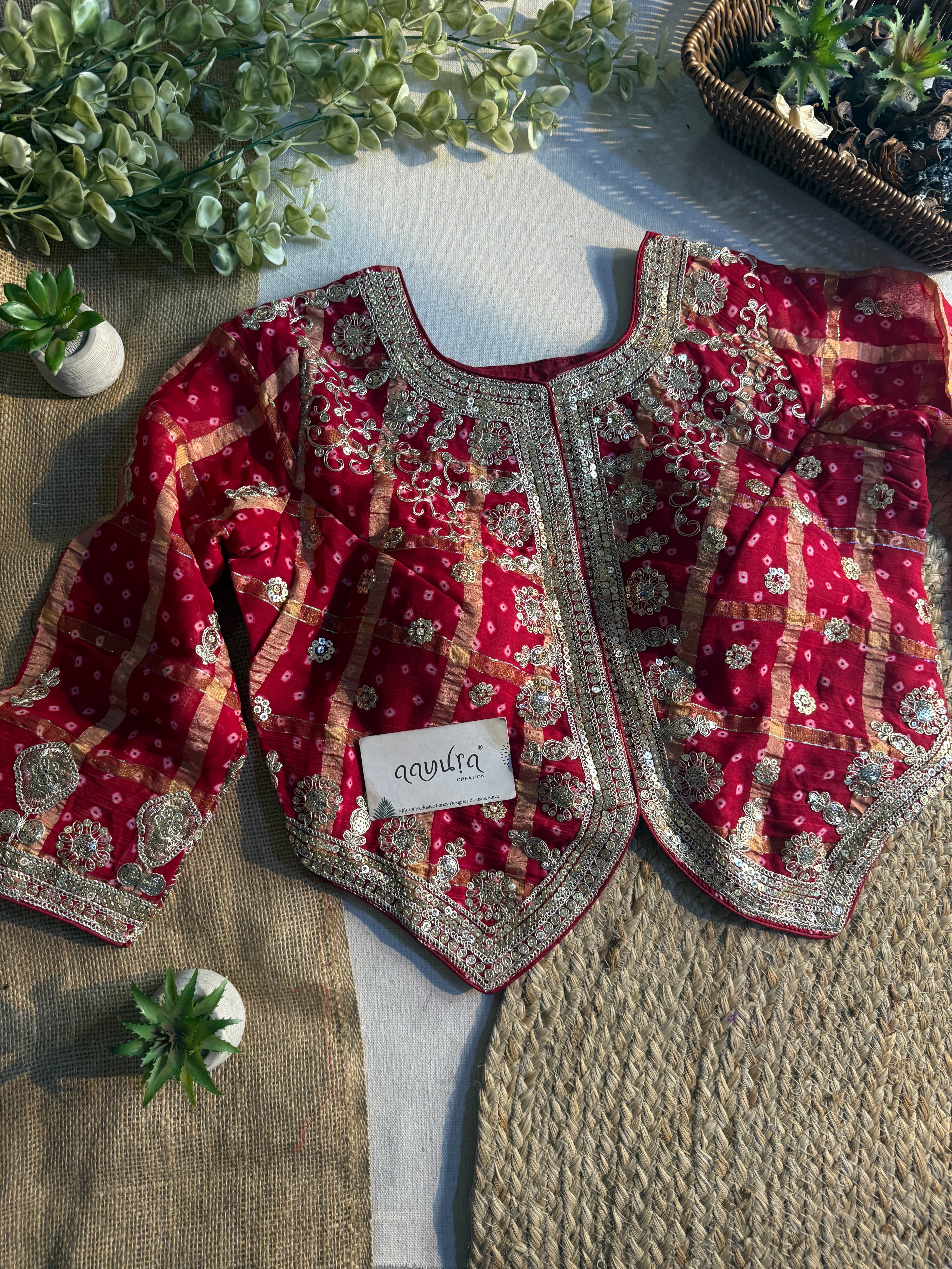 Bandhni Mehfil Blouse