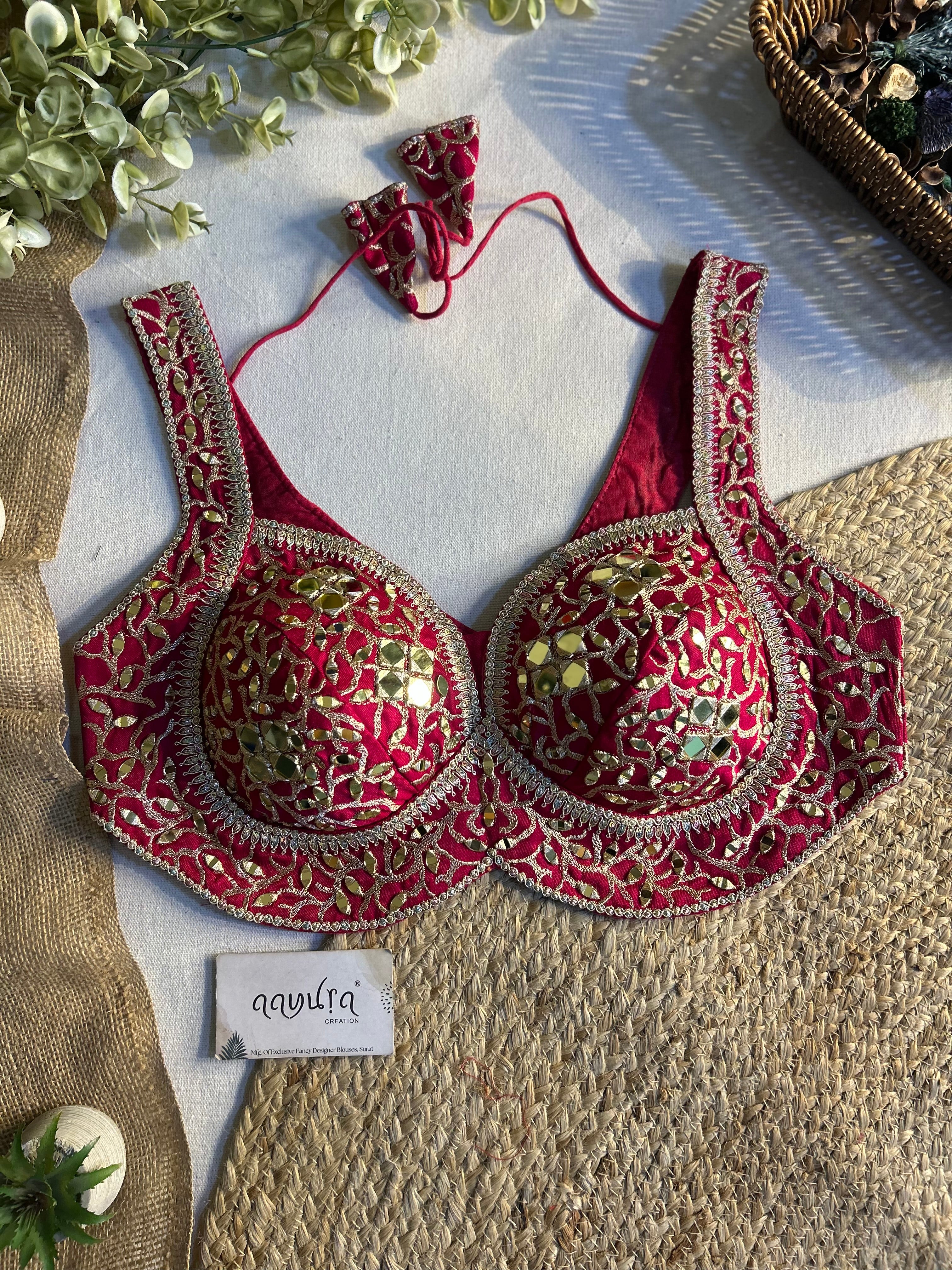 Gulnaar Mirror Designer Blouse