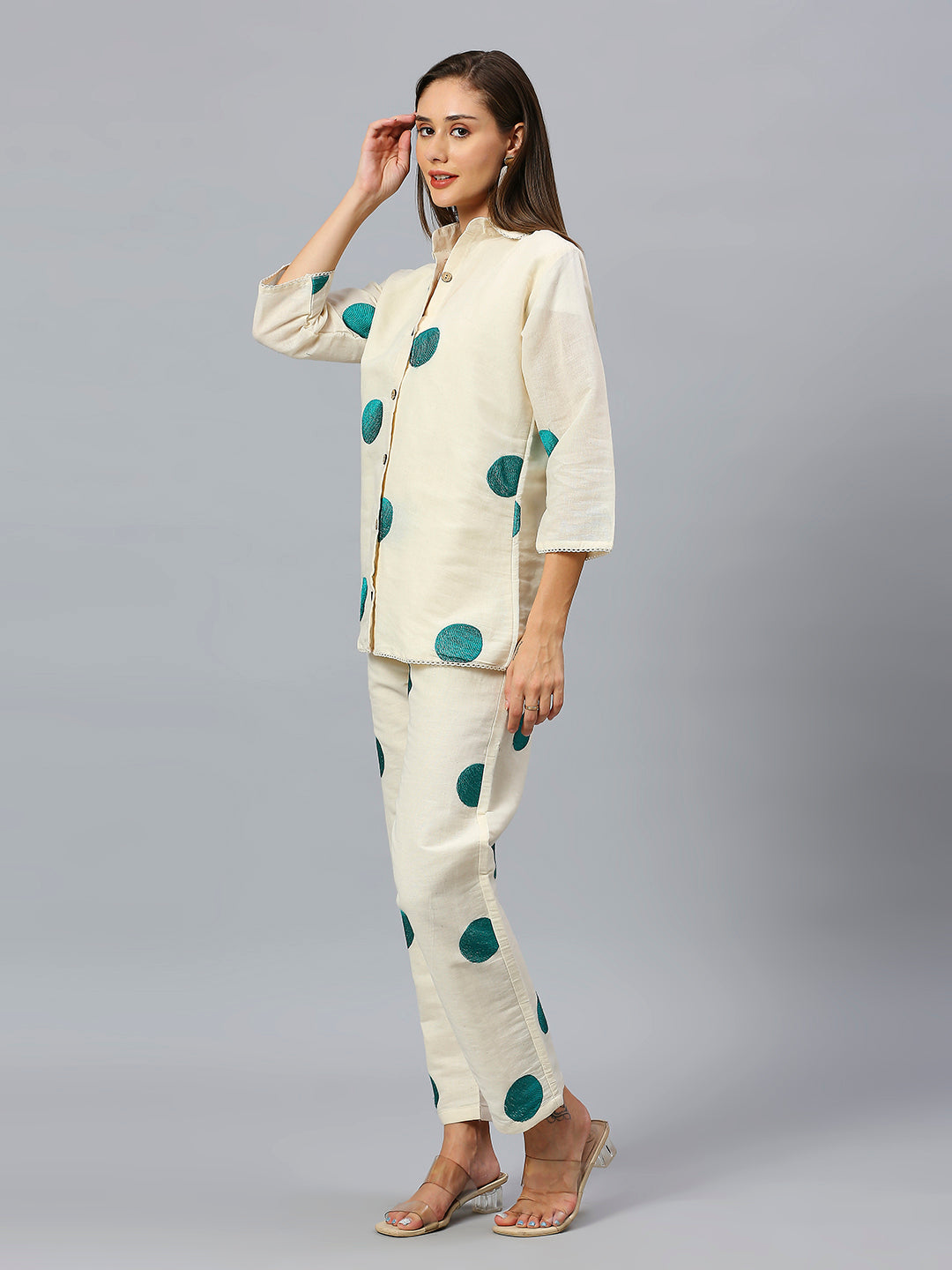 Classic Khadi Style Co-ord Set