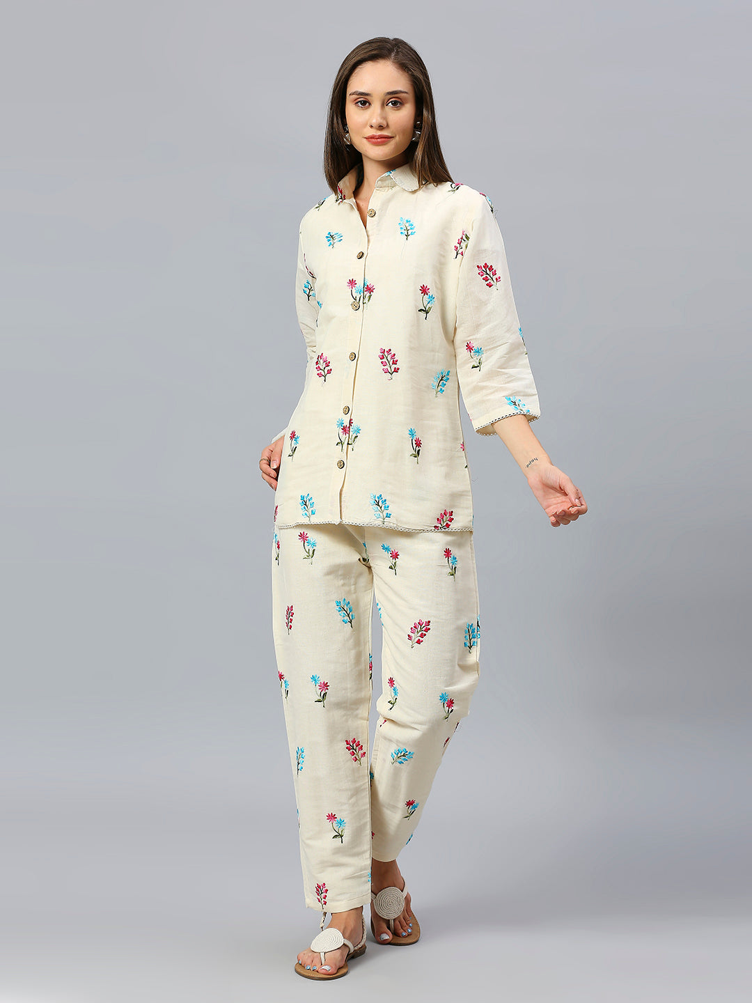 Classic Khadi Style Co-ord Set