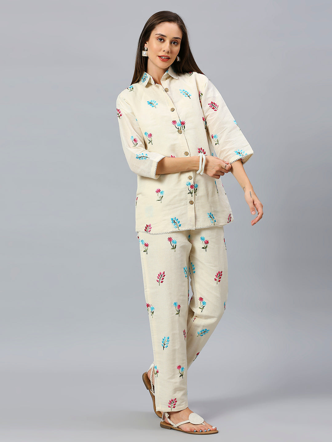 Classic Khadi Style Co-ord Set