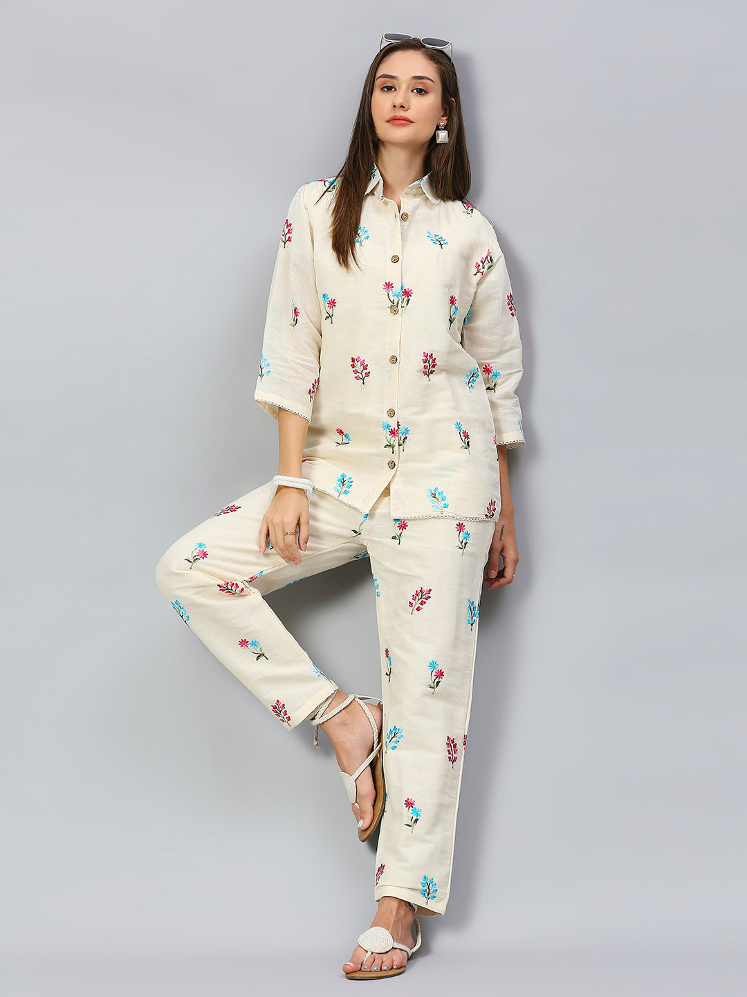 Classic Khadi Style Co-ord Set