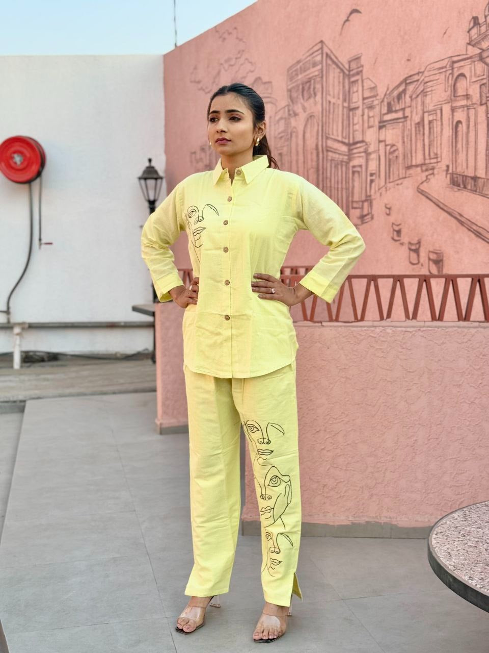 Classic Khadi Style Co-ord Set