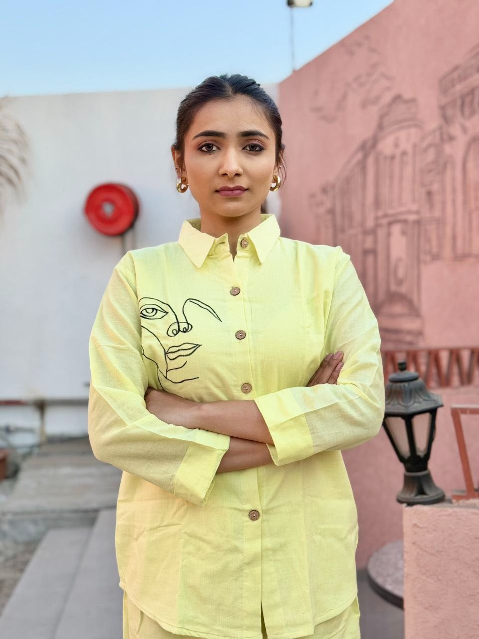 Classic Khadi Style Co-ord Set