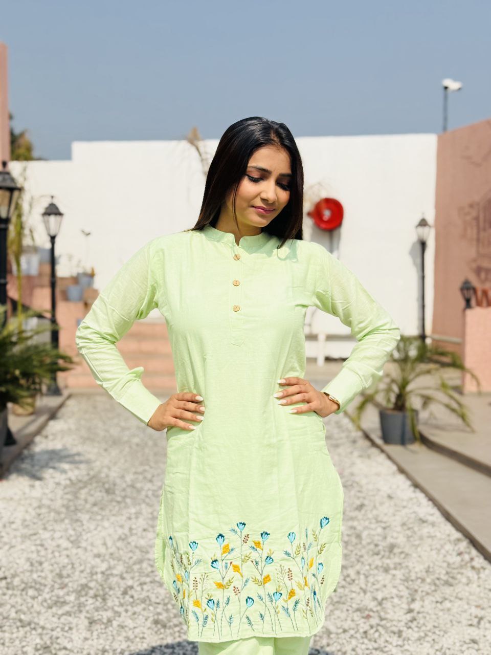 Classic Khadi Style Co-ord Set