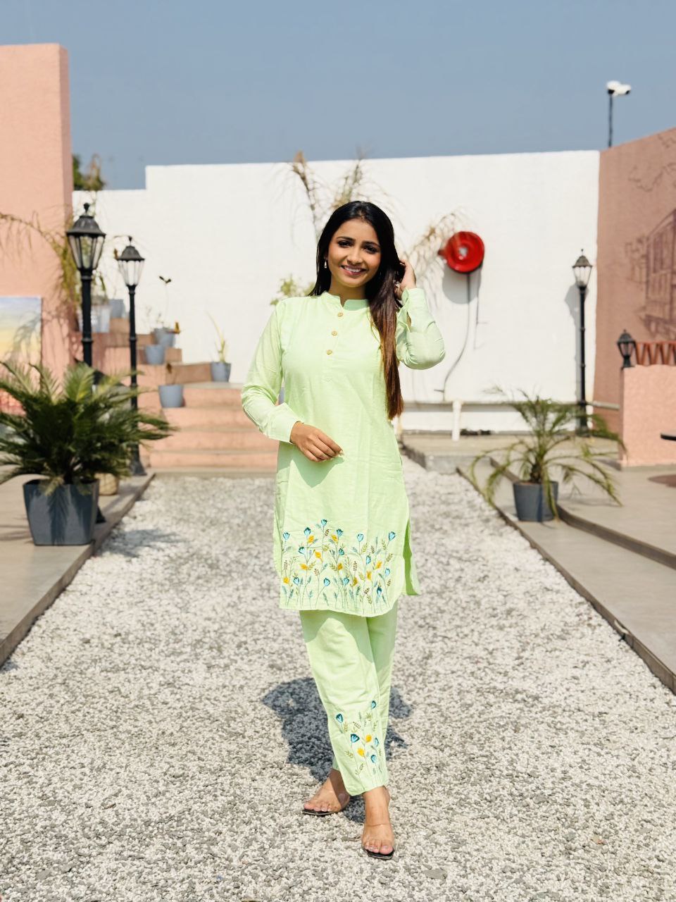 Classic Khadi Style Co-ord Set